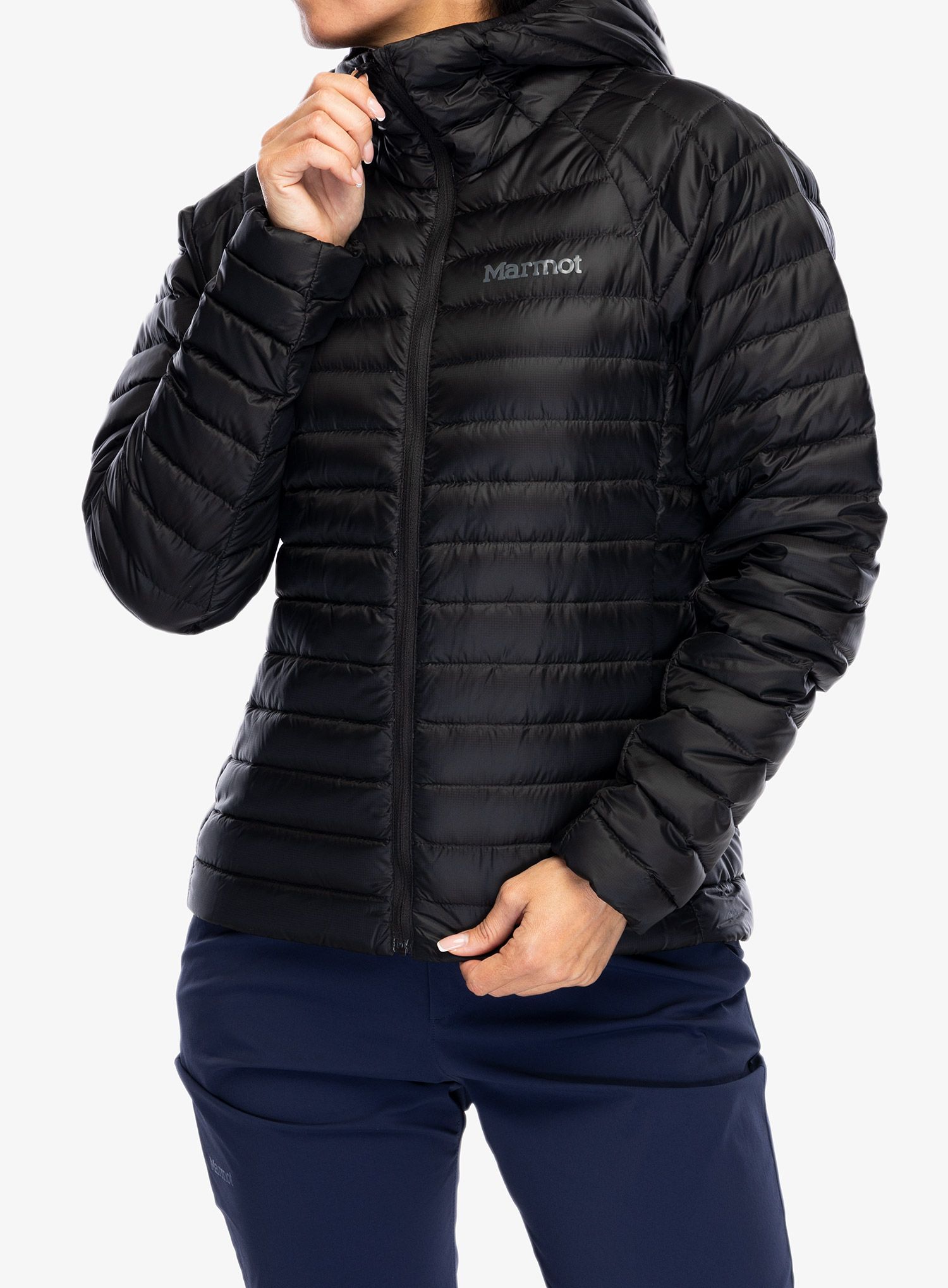 Ženska puhovka Marmot Hype Down Hoody - black/black