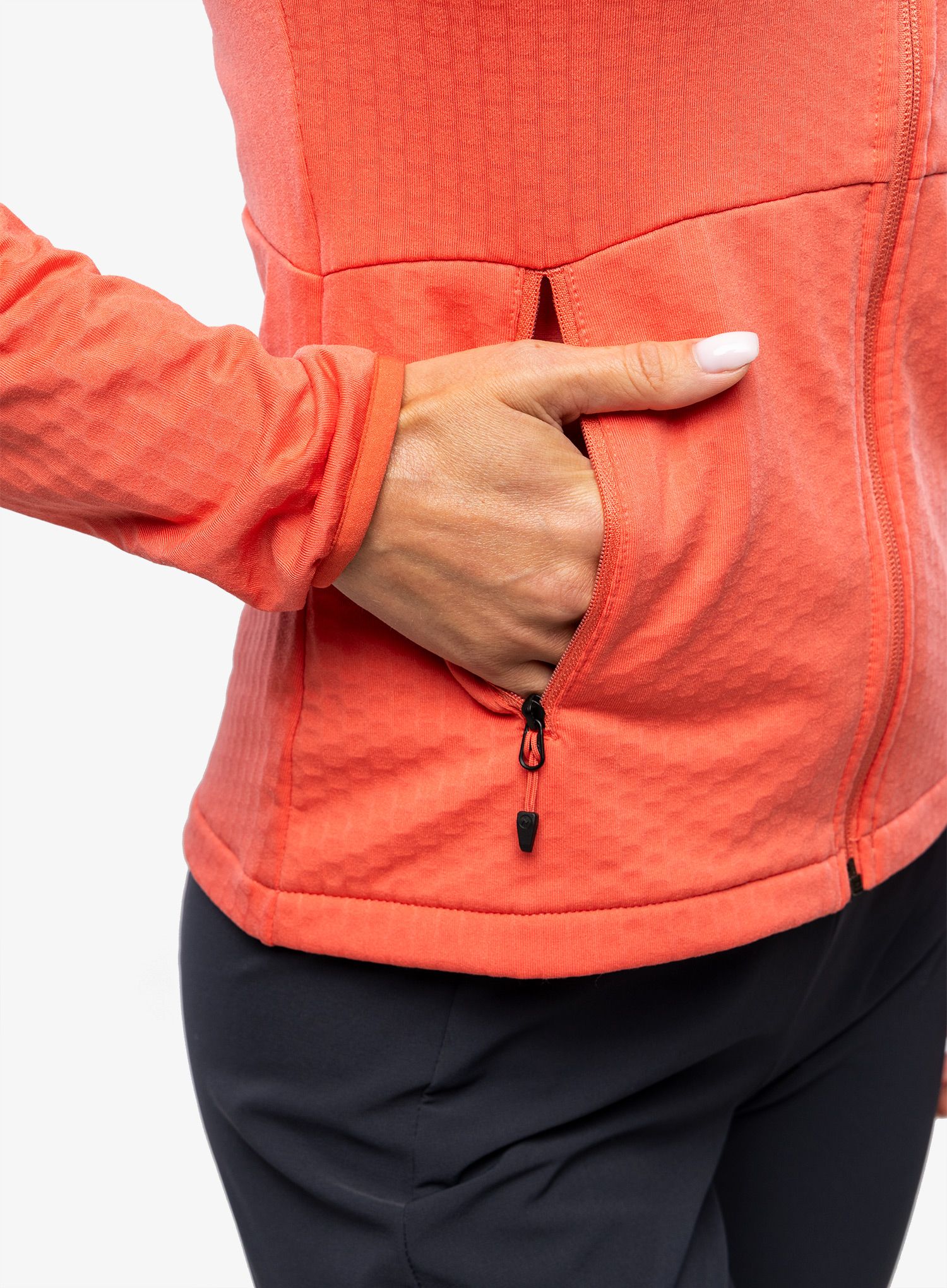 Ženski flis Marmot Leconte Fleece Jacket - grapefruit