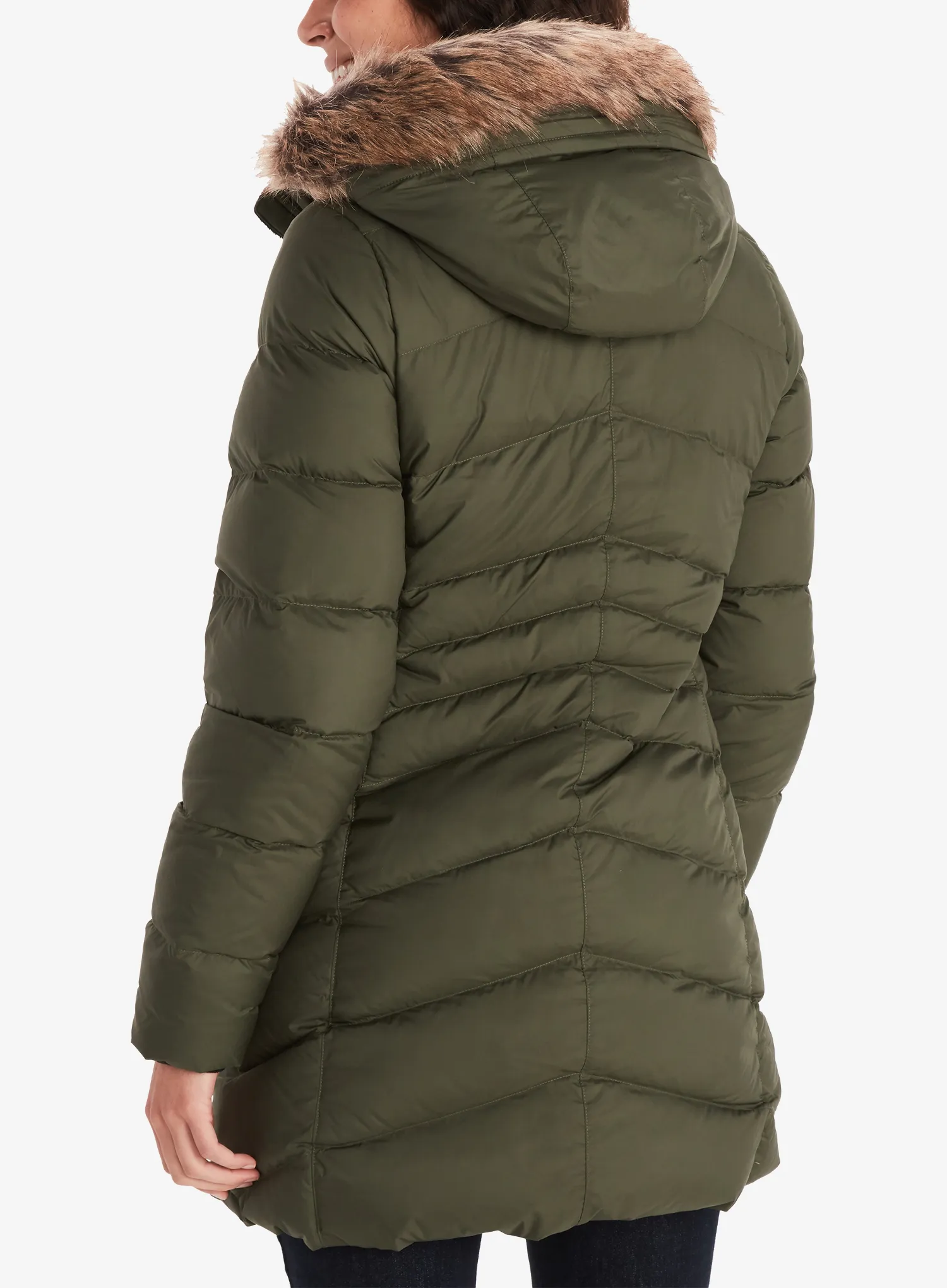 Puhast plašč Marmot Montreal Coat - nori/nori