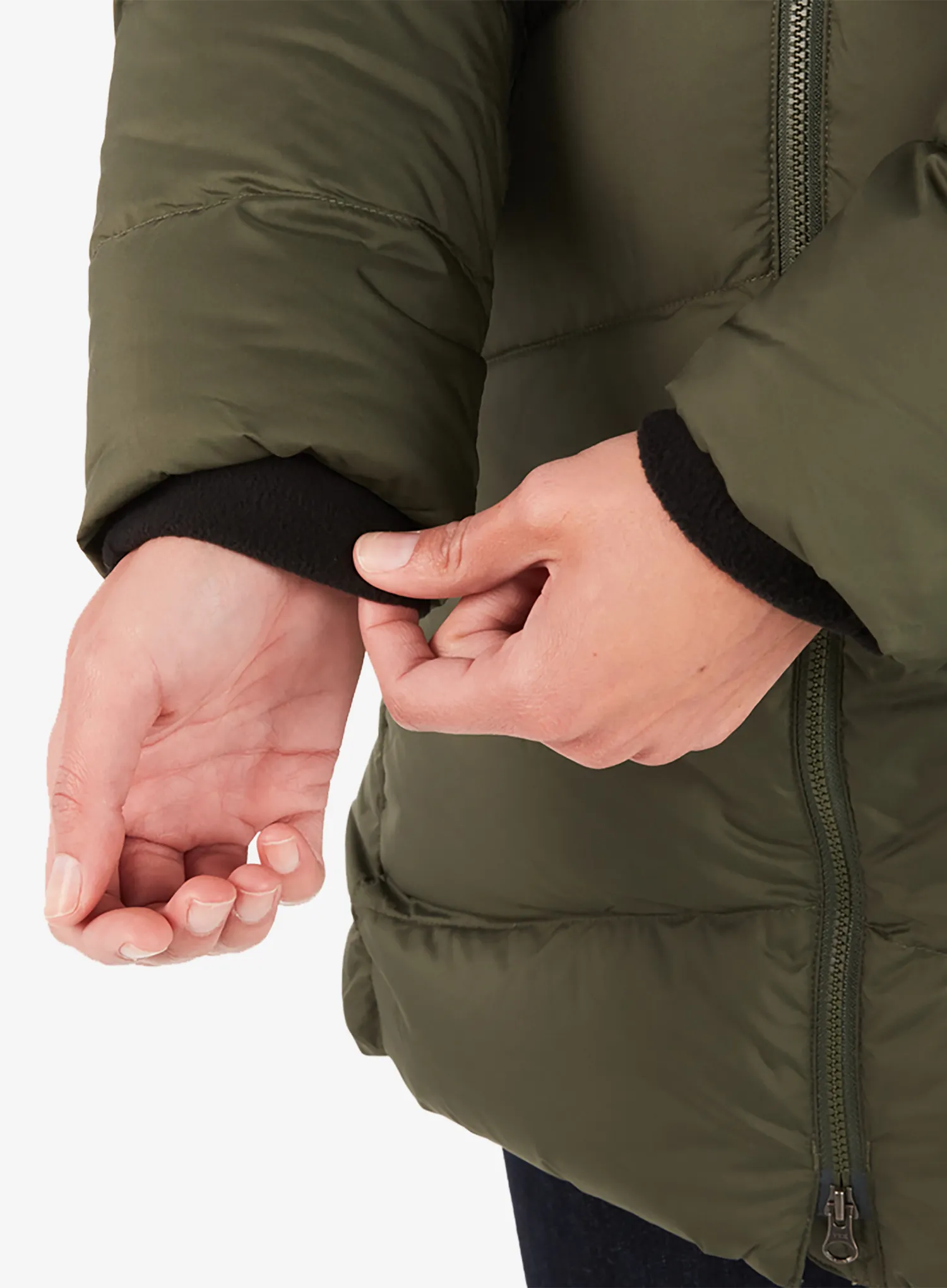 Puhast plašč Marmot Montreal Coat - nori/nori