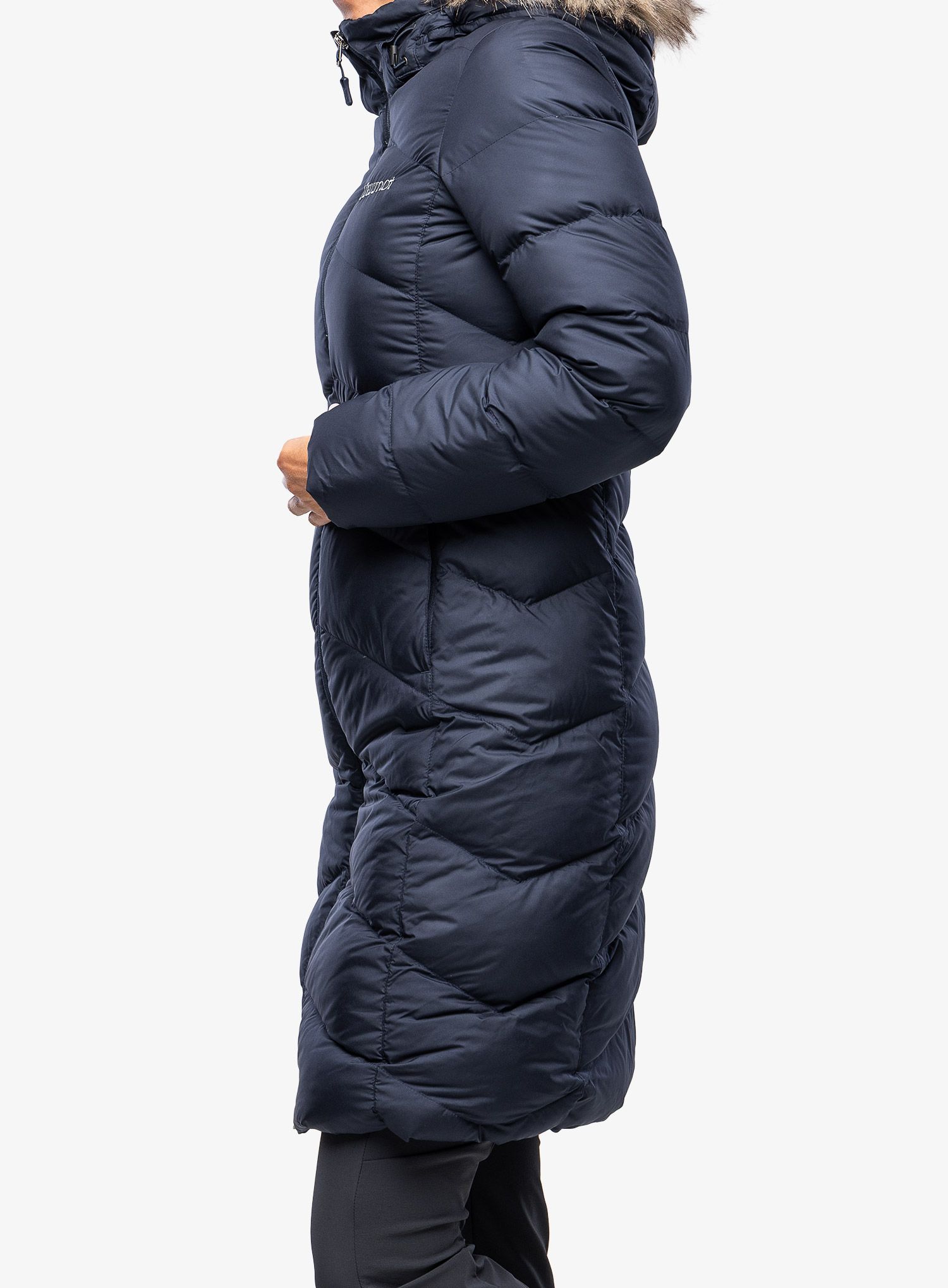 Puhast plašč Marmot Montreaux Coat - midnight navy