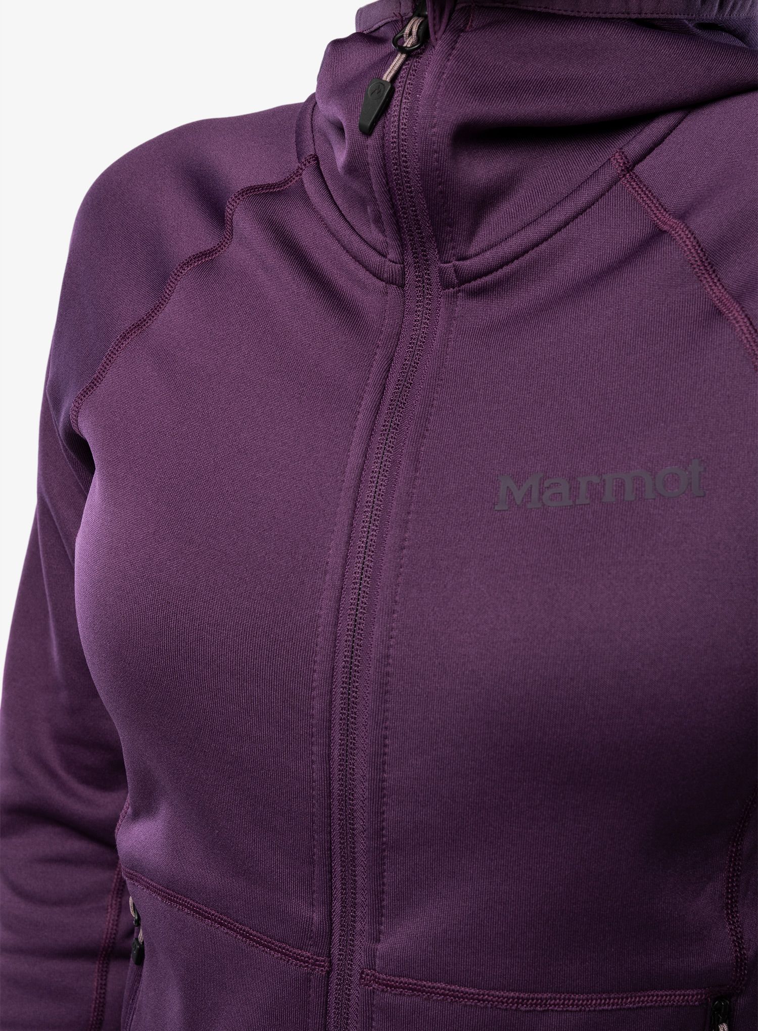 Jopica s kapuco Marmot Olden Polartec Hoody - purple fig