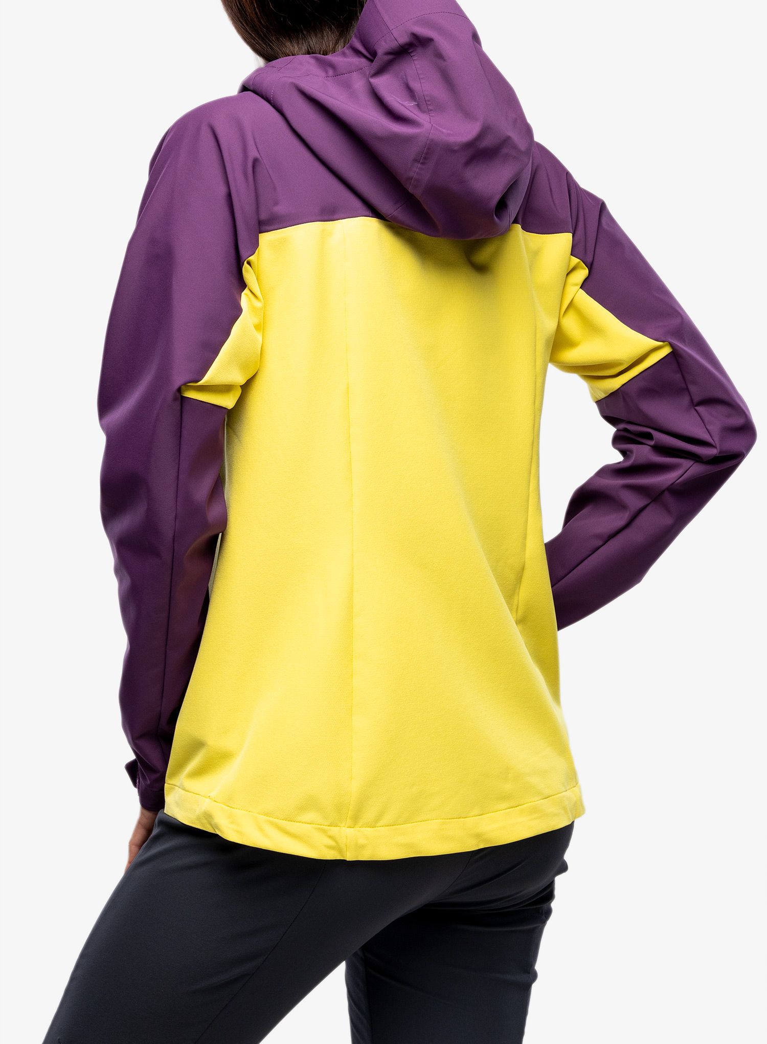 Ženska softshell jakna Marmot ROM GORE-TEX Infinium Hoody - purple fig/limelight