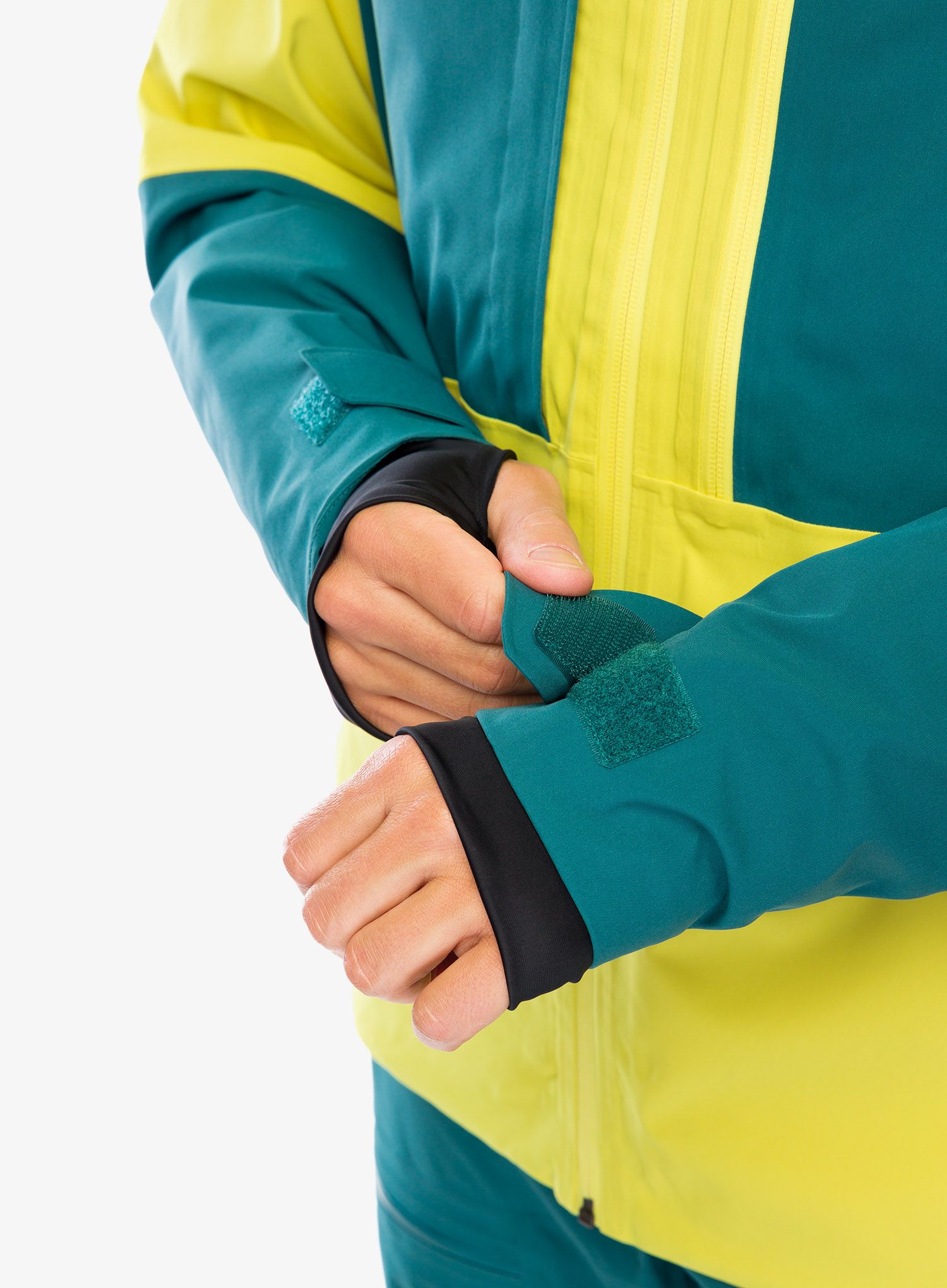 Hardshell jakna Marmot Refuge Jacket - limelight/dark jungle