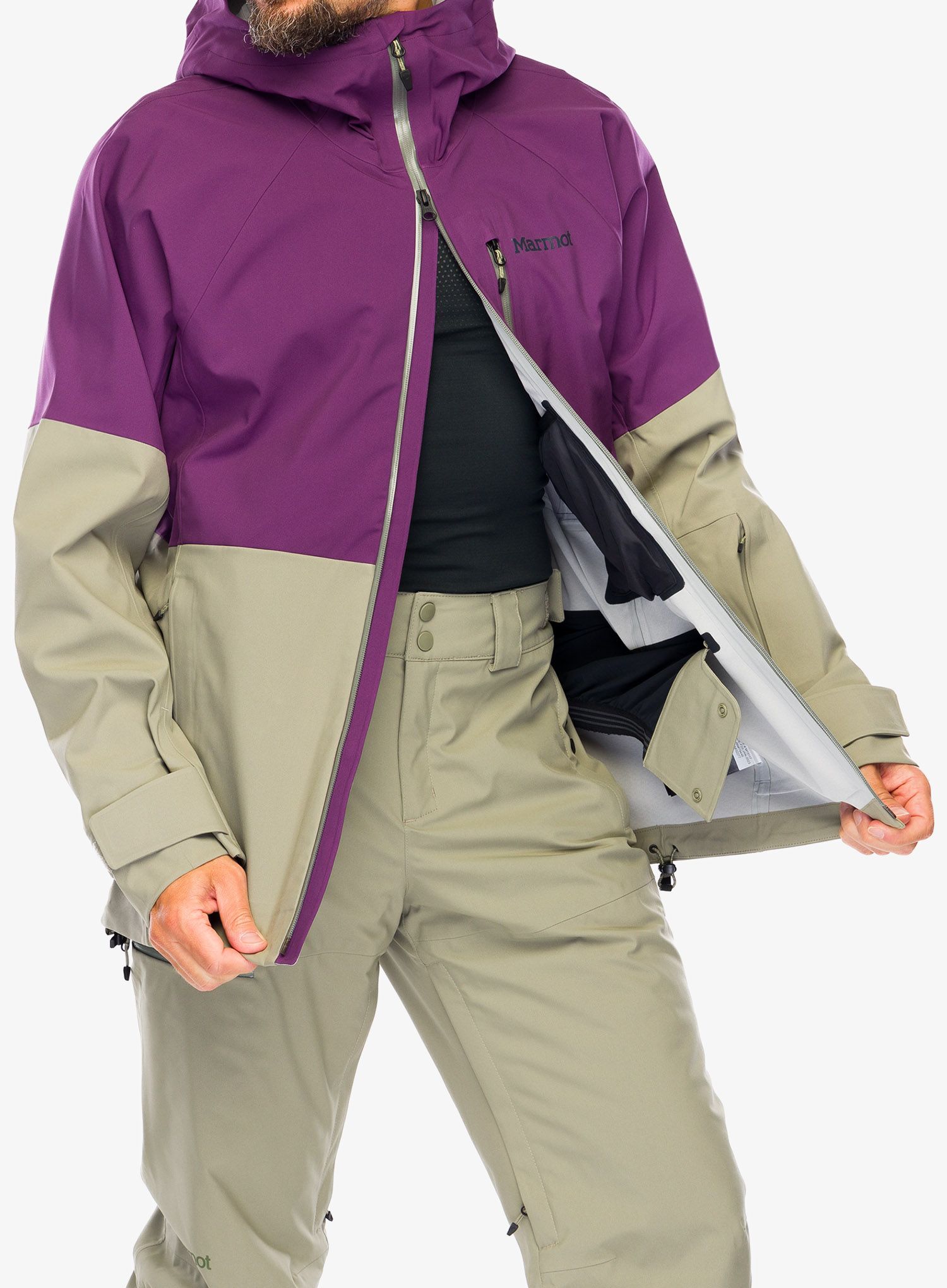 Hardshell jakna Marmot Refuge Pro Jacket - purple fig/vetiver