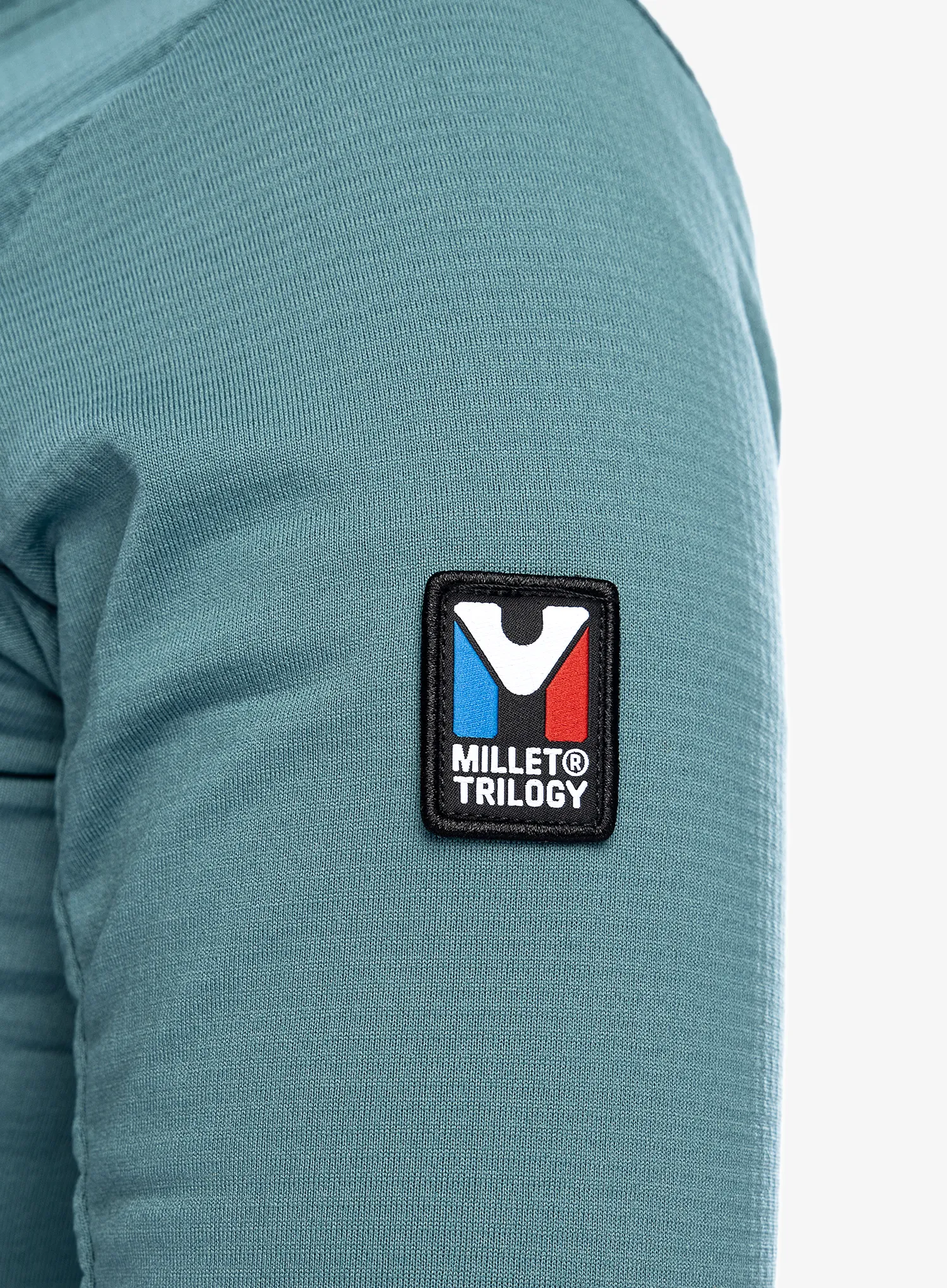 Ženski flis Millet Trilogy Light Grid Hoodie - hydro