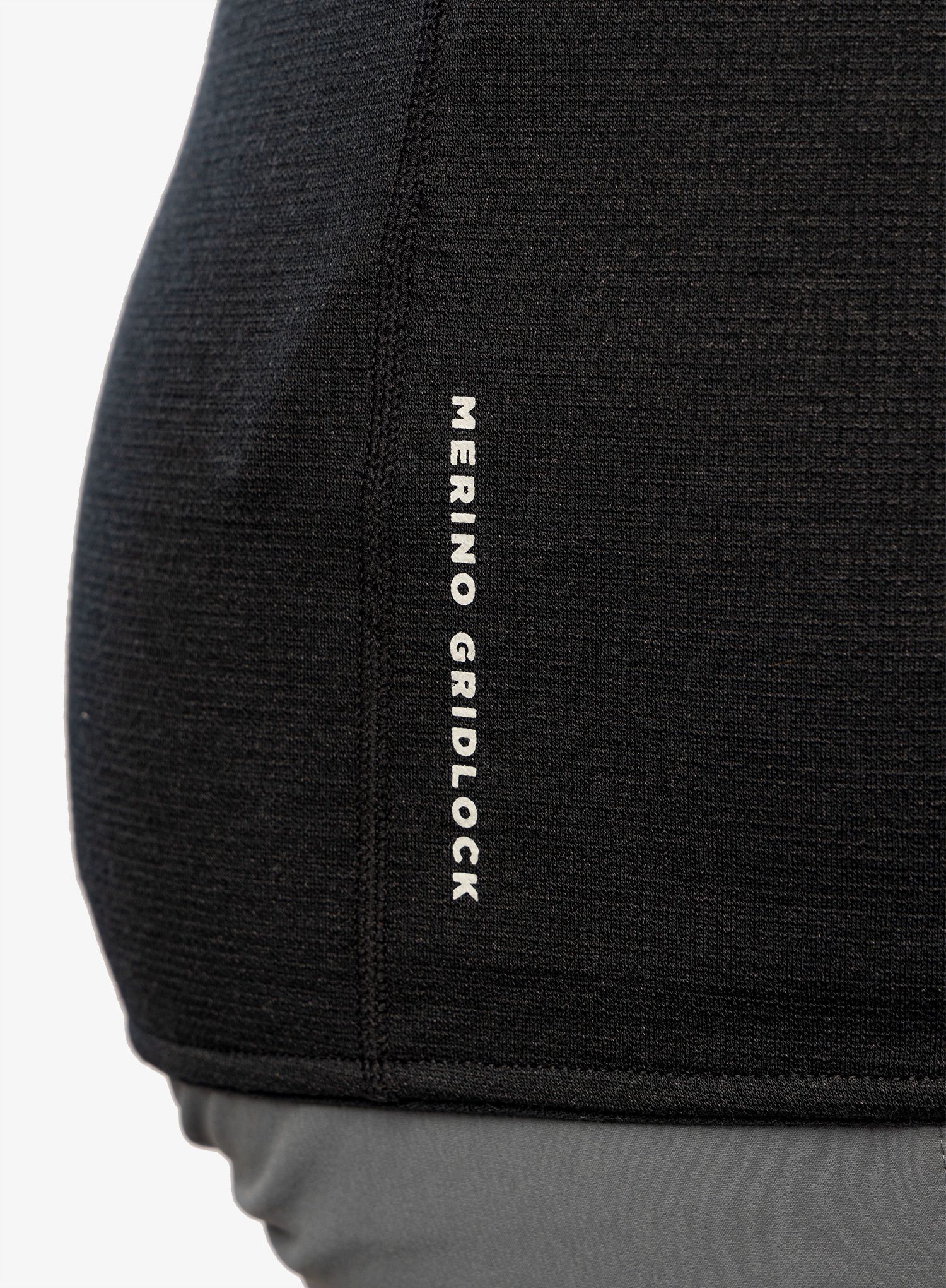 Flis Mons Royale Approach Merino Shift Fleece Hood - black