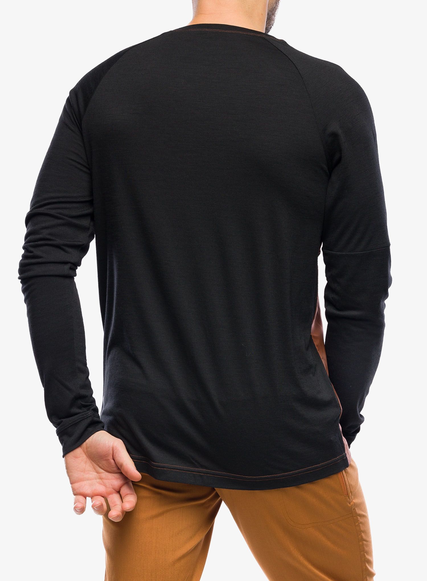Kolesarska jopa Mons Royale Tarn Merino Shift Wind Jersey - dark copper/black