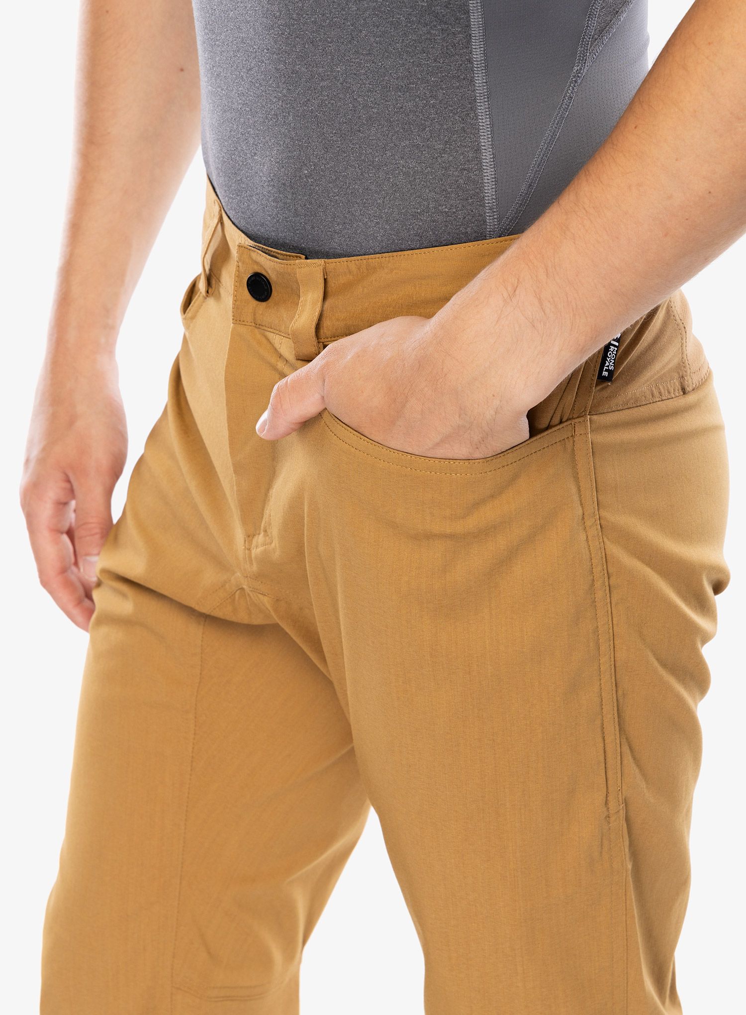 Kolesarske hlače Mons Royale Virage Pants - cumin