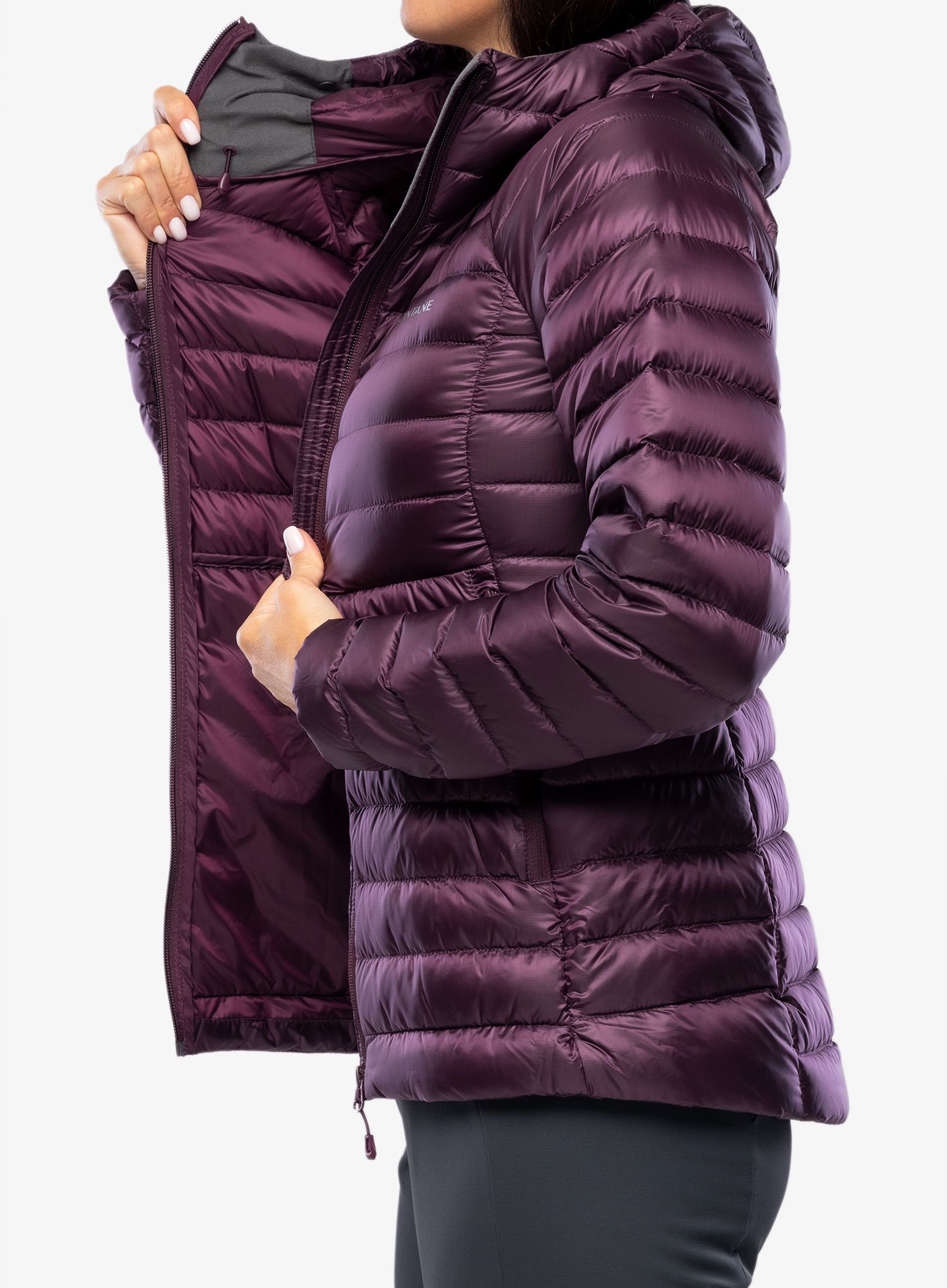 Ženska puhovka Montane Anti-Freeze Hoodie - saskatoon berry