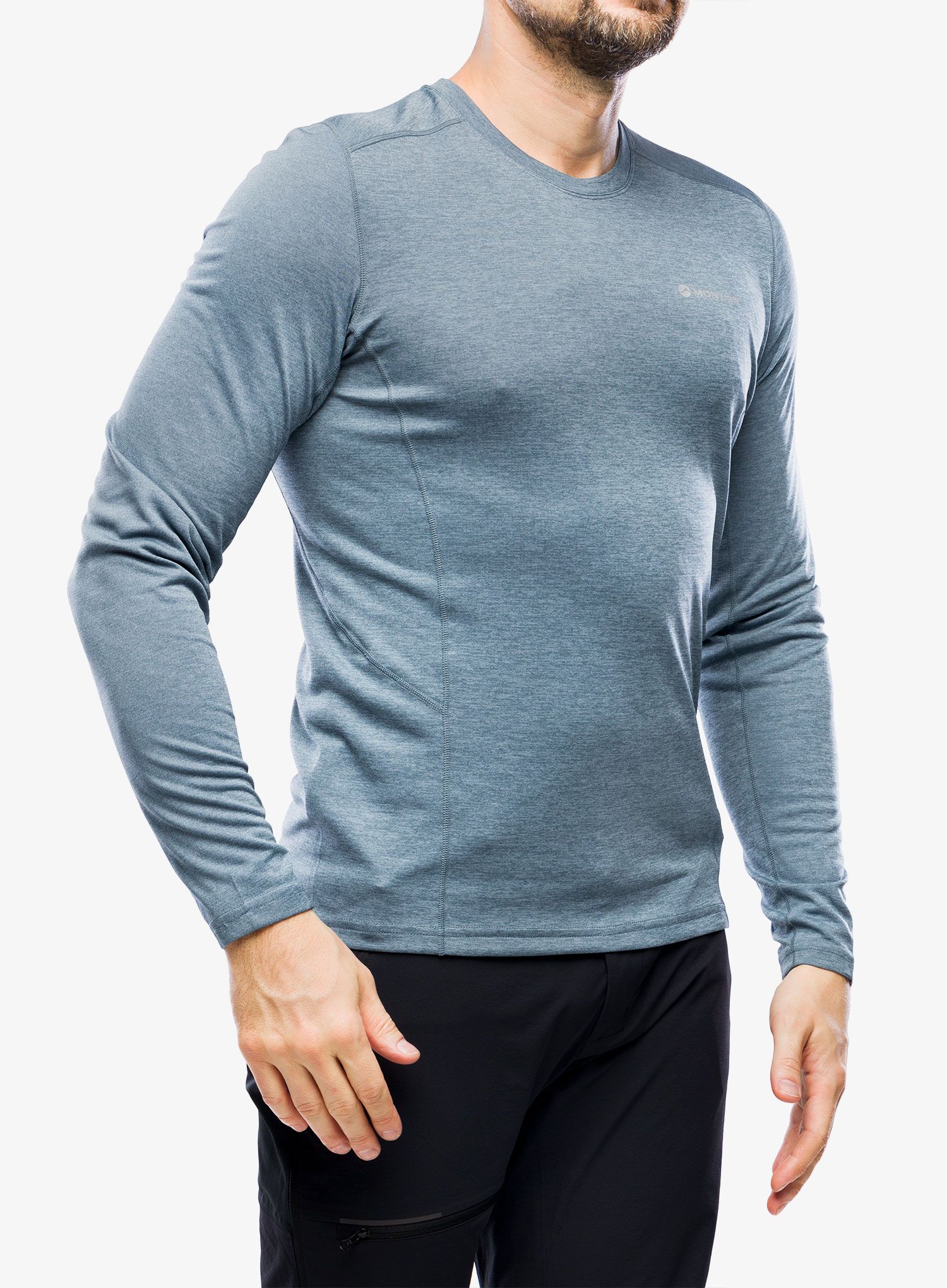 Termo flis jopa Montane Dart Long Sleeve T-Shirt - stone blue