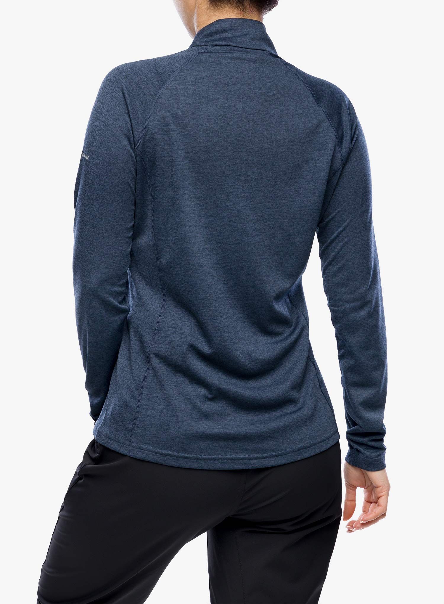 Ženska termo flis jopa Montane Dart Zip Neck - eclipse blue
