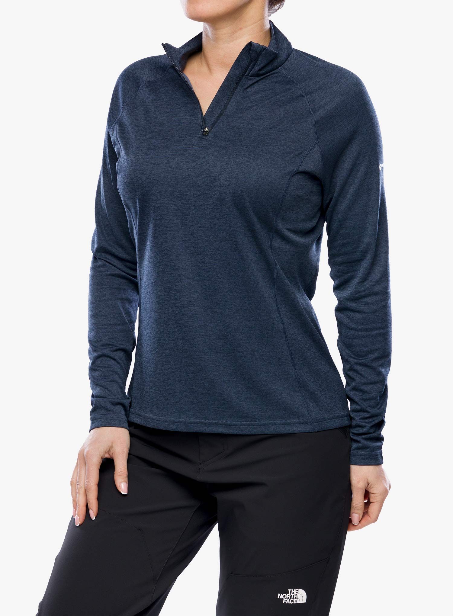 Ženska termo flis jopa Montane Dart Zip Neck - eclipse blue