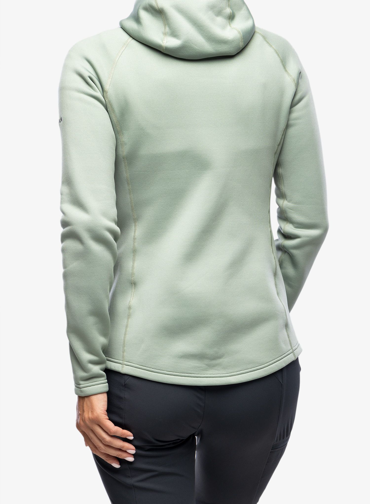 Ženska jopa s kapuco Montane Fury Hoodie - pale sage