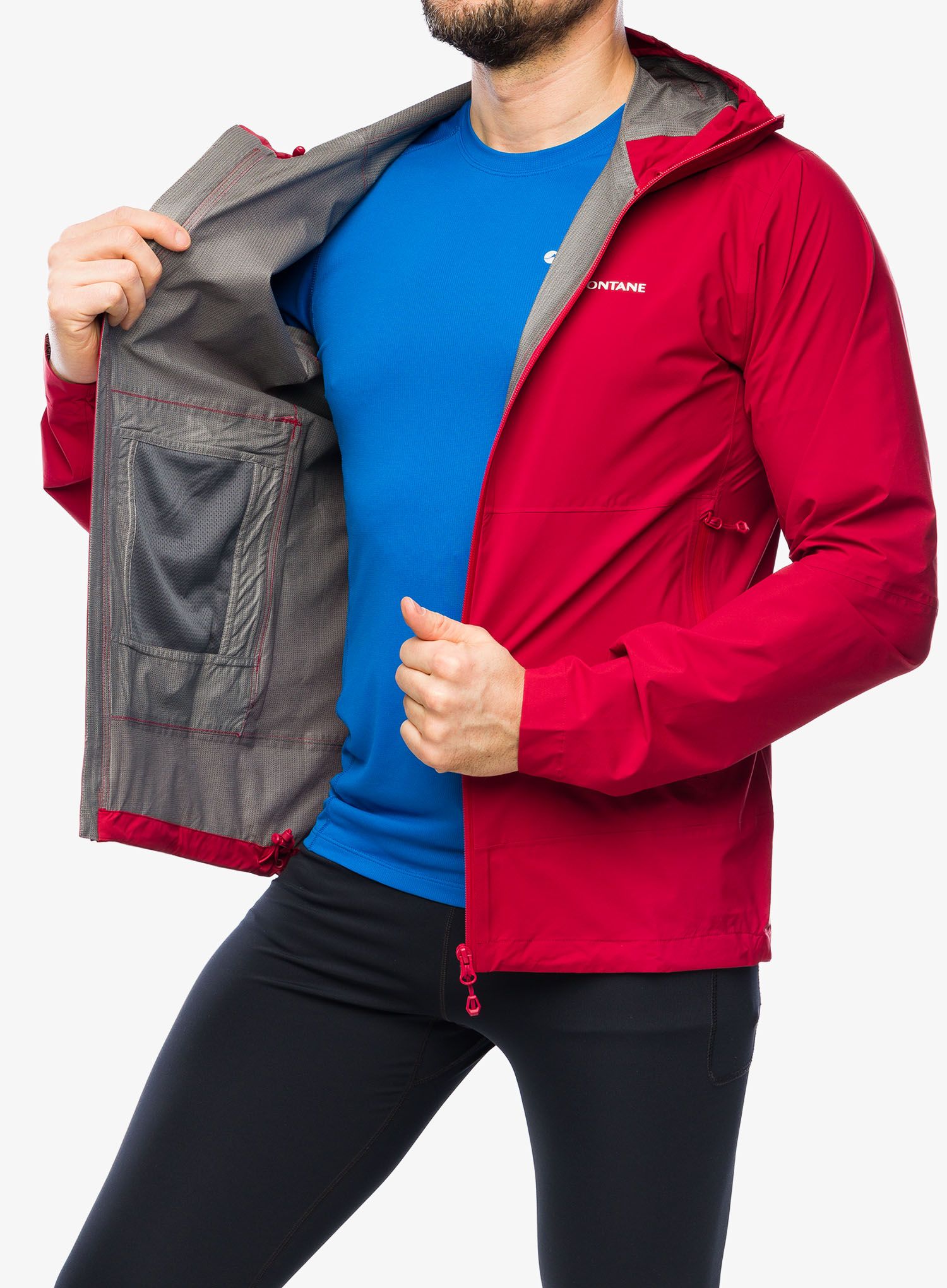Jakna za tek Montane Minimus Lite Jacket - acer red