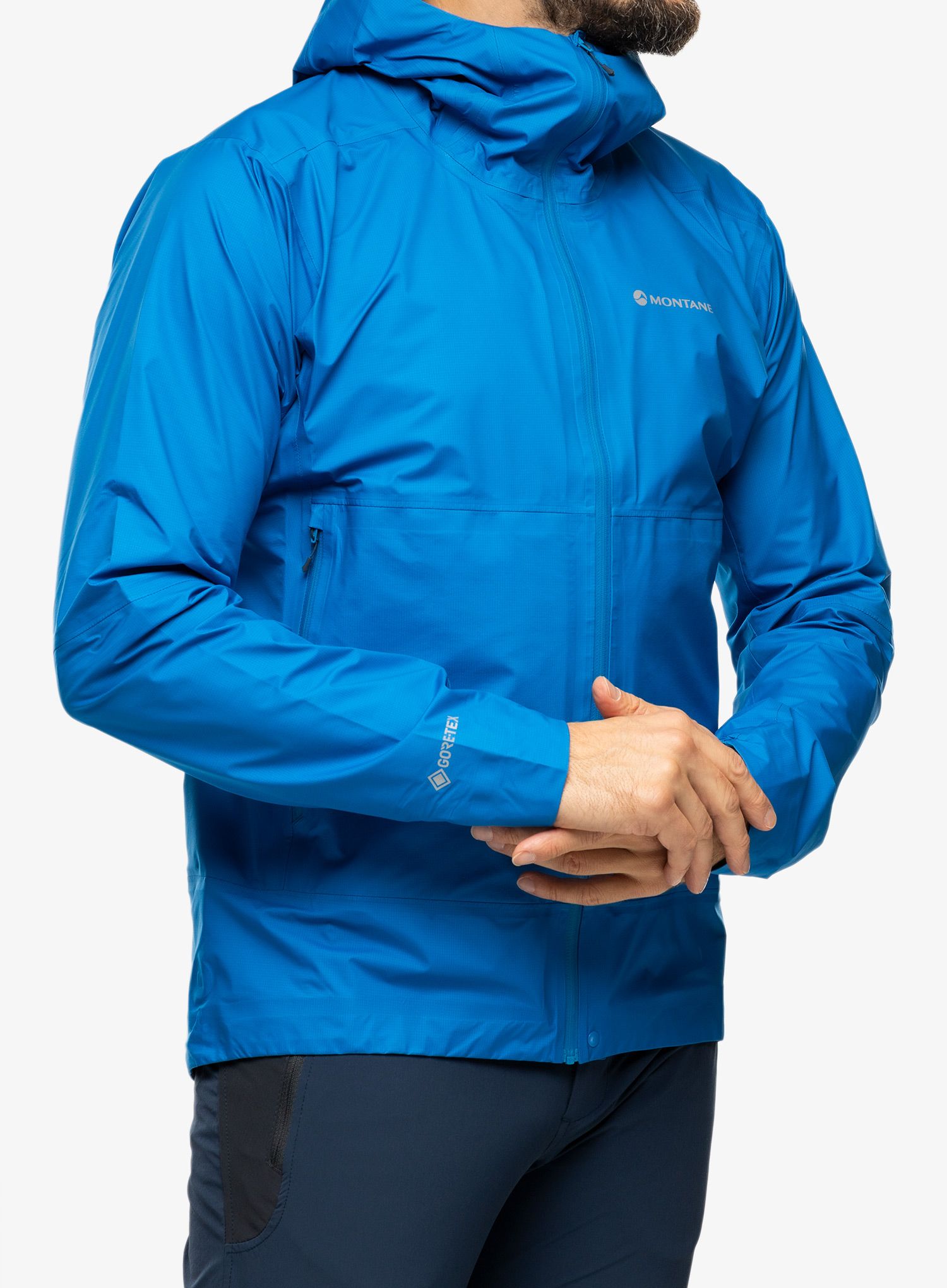 Nepremočljiva jakna Montane Phase Nano Jacket - electric blue