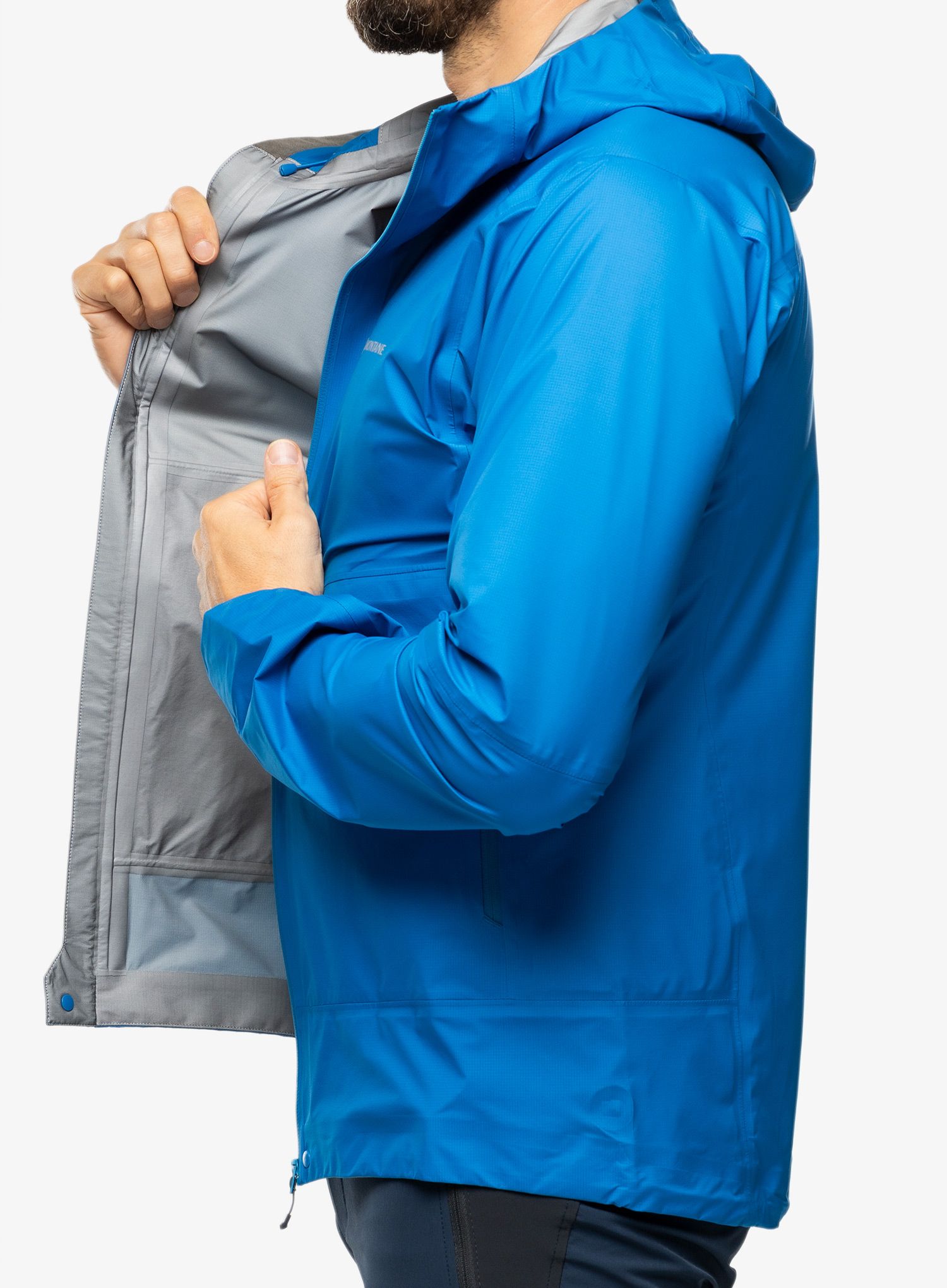 Nepremočljiva jakna Montane Phase Nano Jacket - electric blue