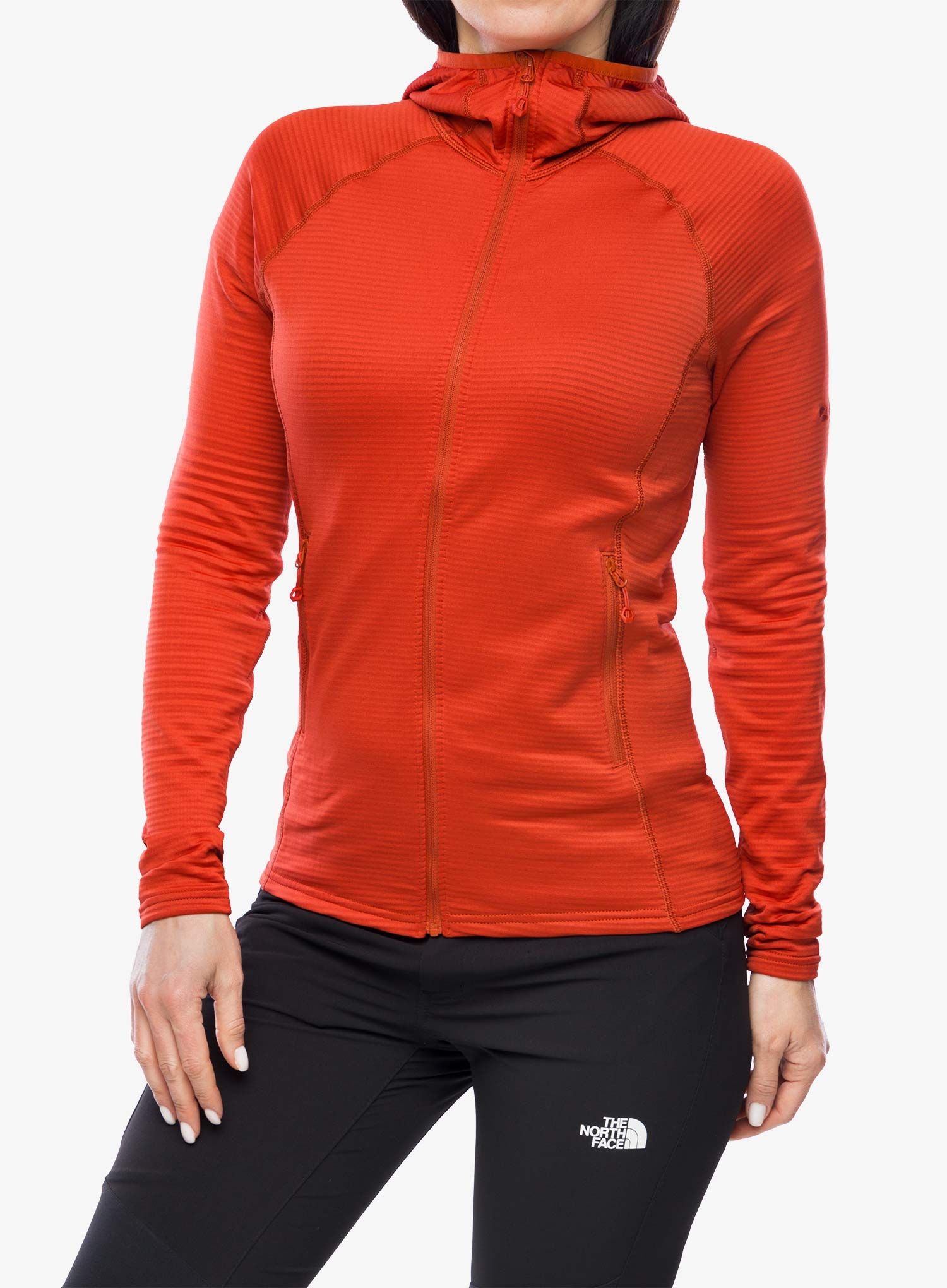 Ženska jopica Montane Protium Lite Hoodie - saffron red
