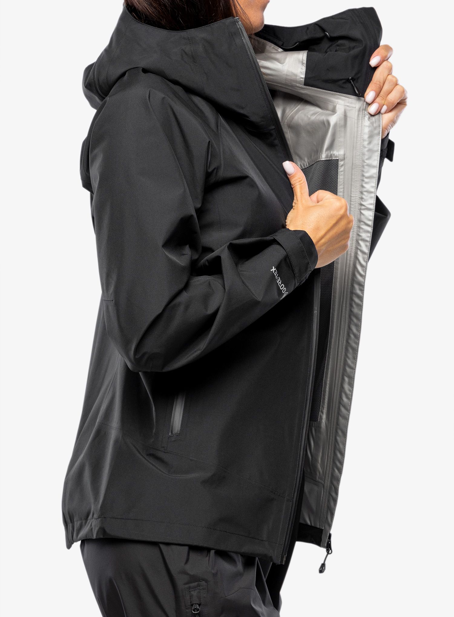 Ženska hardshell jakna Montane Spirit Jacket - black