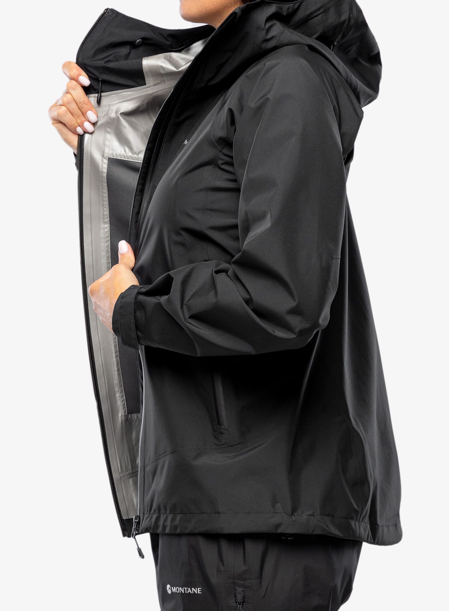 Ženska hardshell jakna Montane Spirit Jacket - black