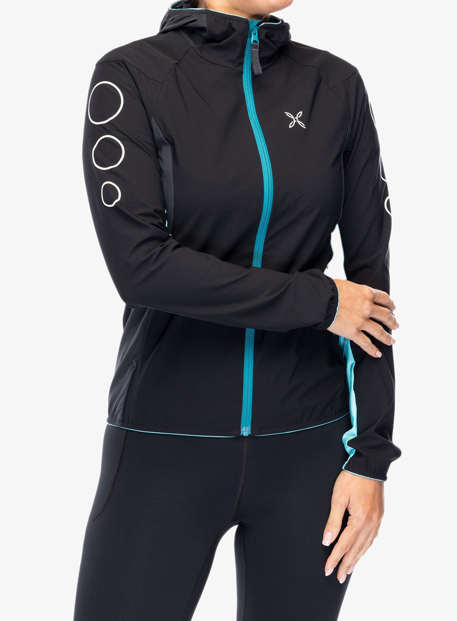 Ženska tekaška jakna Montura Flash Sky Jacket - black/baltic