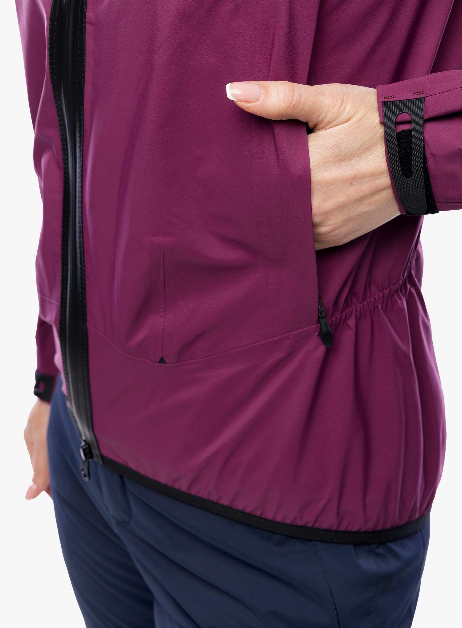 Ženska nepremočljiva jakna Montura Magic 2.0 Jacket - wine red