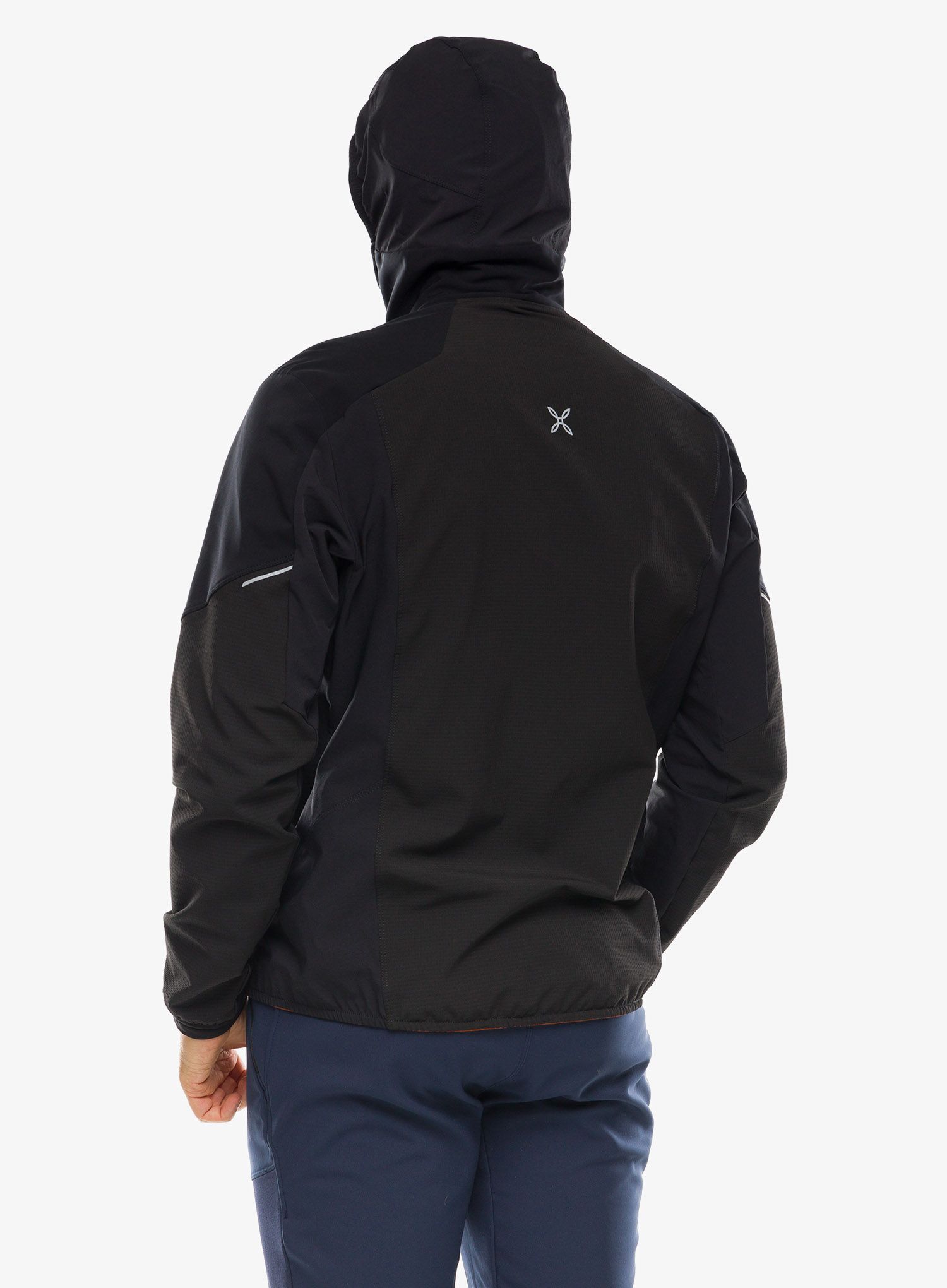 Softshell jakna Montura Premium Wind Conf.Fit Jacket - black/mandarine
