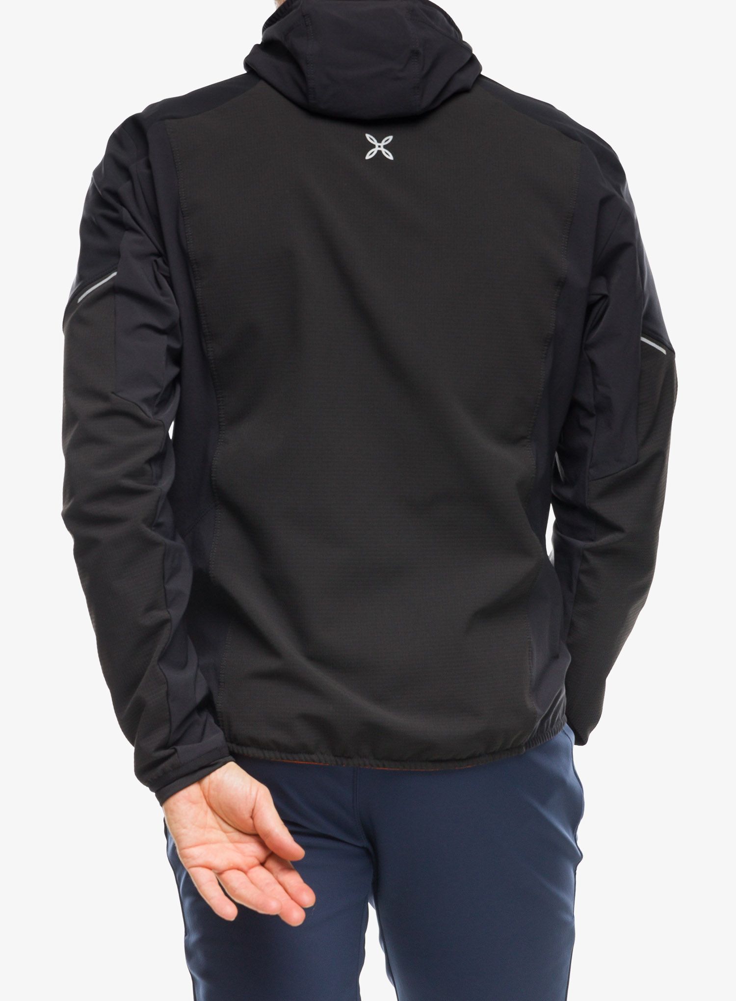 Softshell jakna Montura Premium Wind Conf.Fit Jacket - black/mandarine