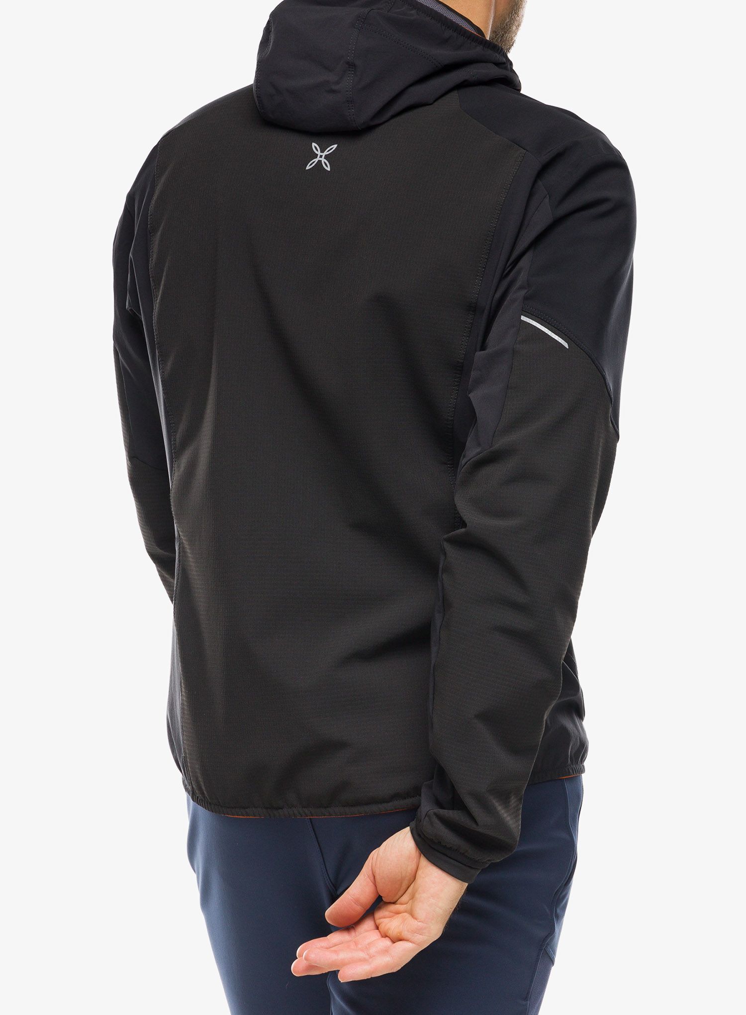Softshell jakna Montura Premium Wind Conf.Fit Jacket - black/mandarine
