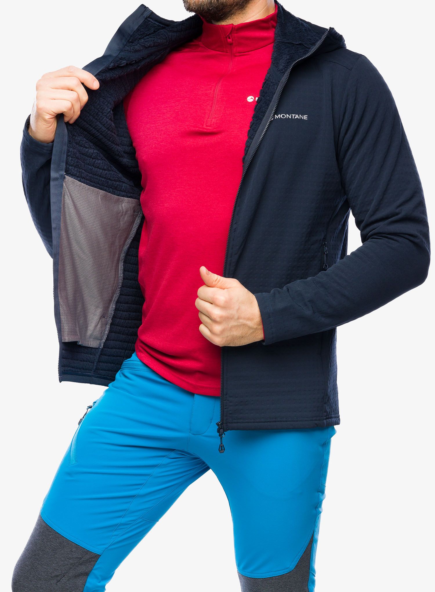Jopica s kapuco Montane Protium Xt Hoodie - eclipse blue