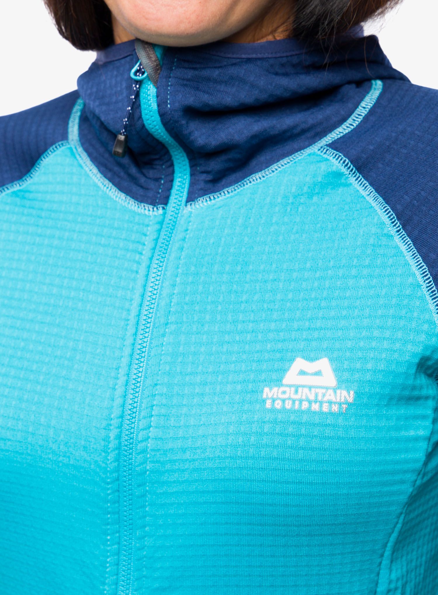 Ženska jopa s kapuco Mountain Equipment Eclipse Hooded Jacket - topaz/medieval