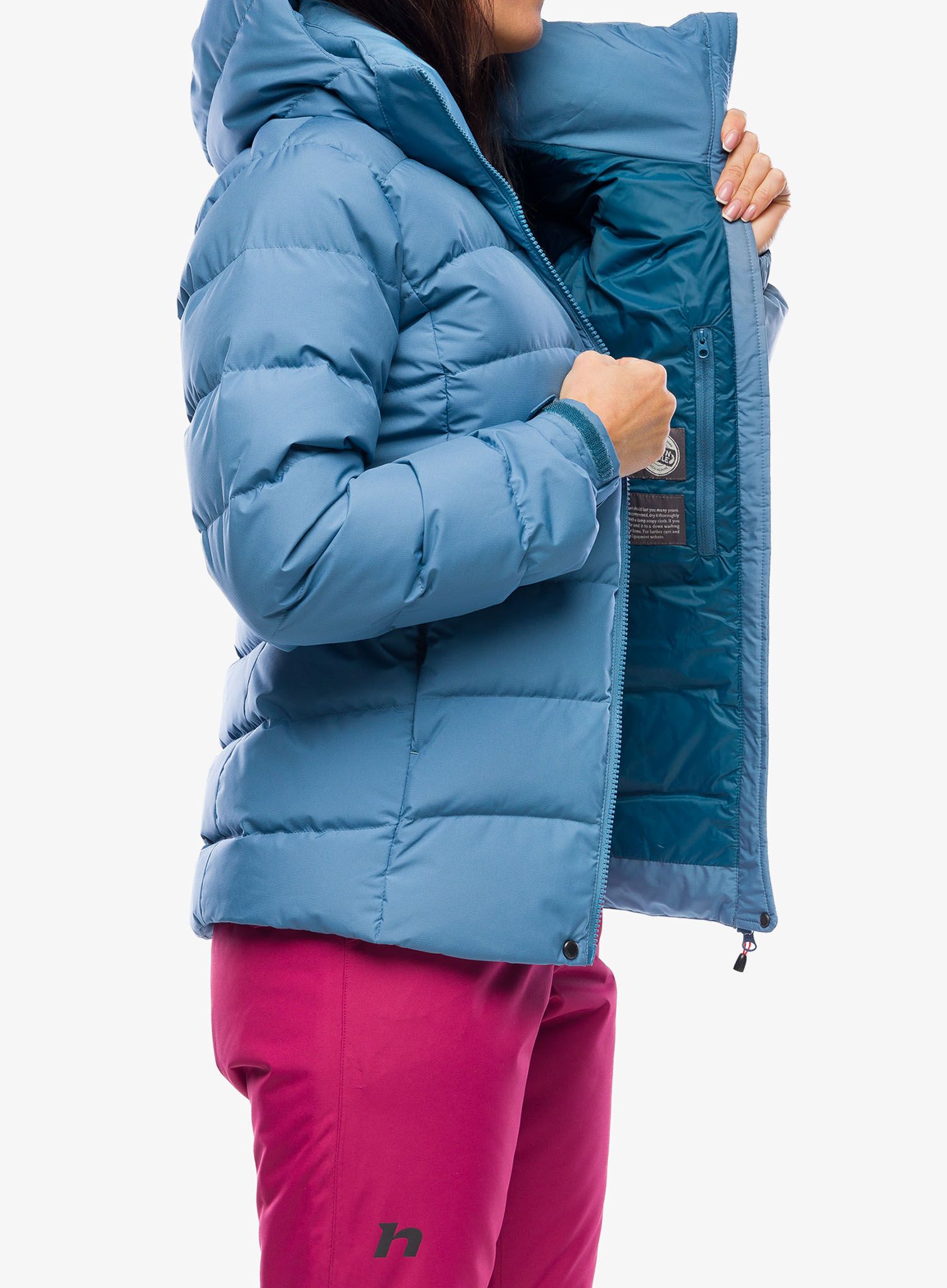 Ženska puhovka Mountain Equipment Lightline Eco Jacket - stellar blue