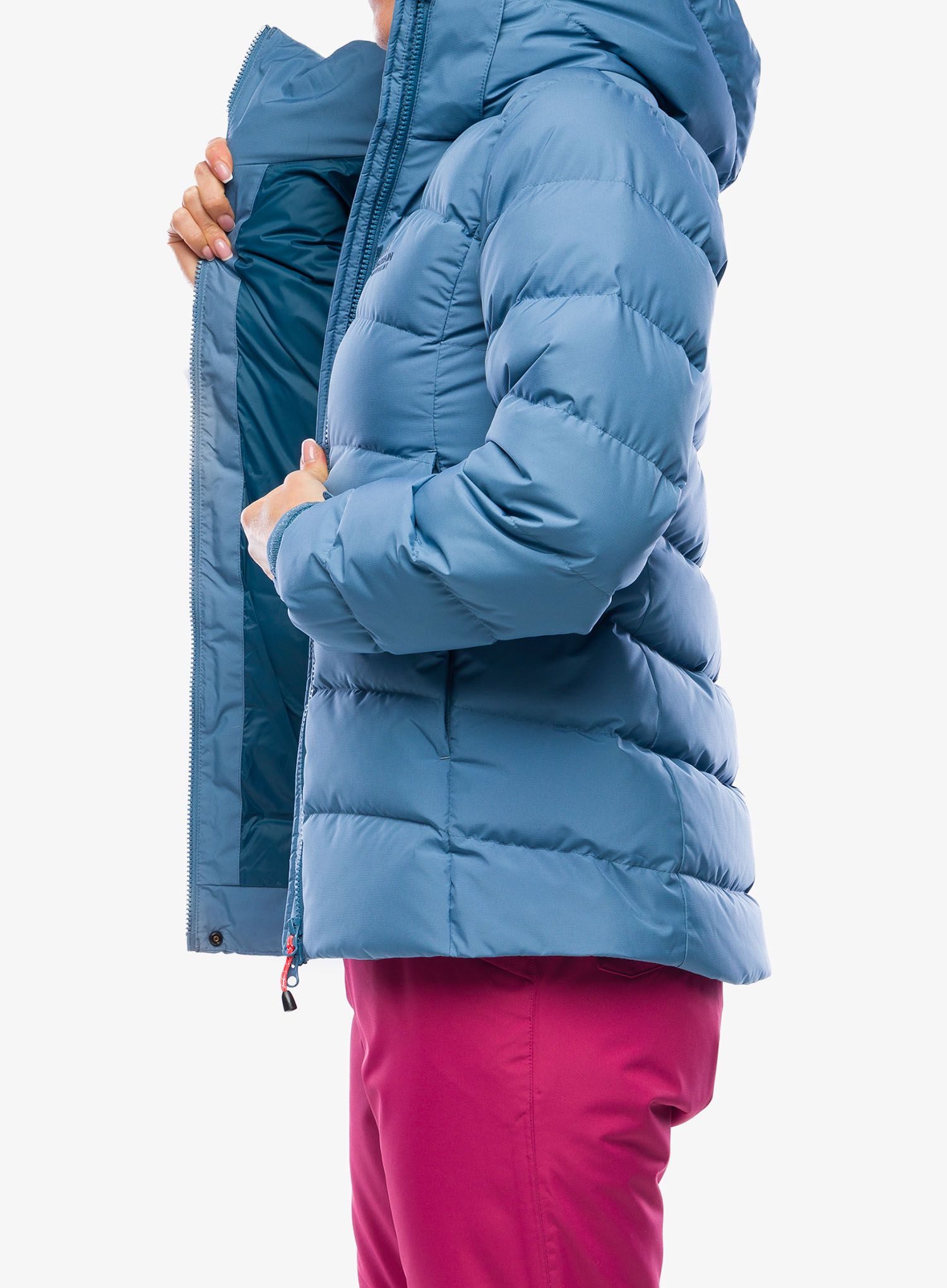 Ženska puhovka Mountain Equipment Lightline Eco Jacket - stellar blue