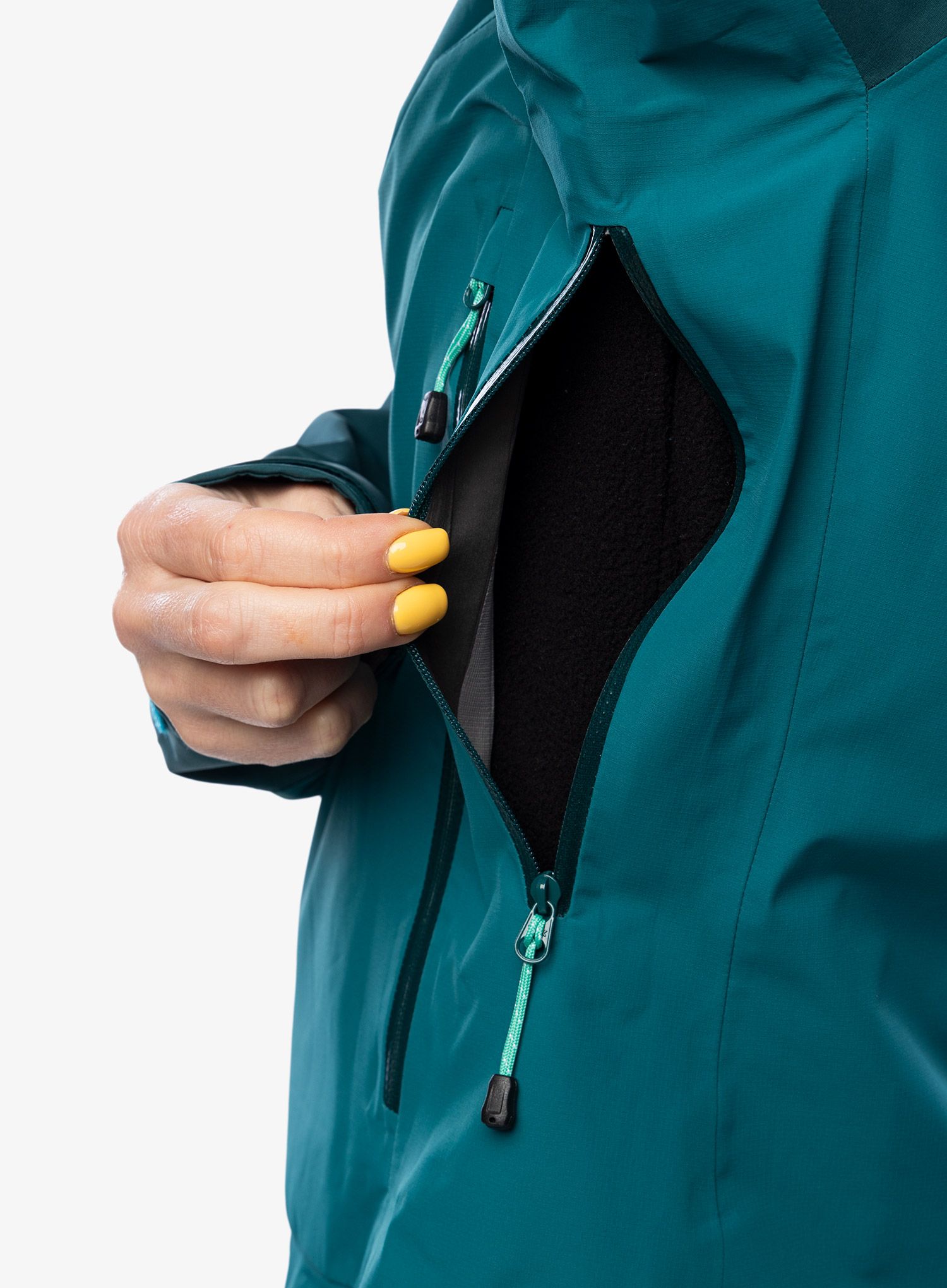 Ženske GORE-TEX jakna Mountain Equipment Saltoro Jacket - spruce/deep teal