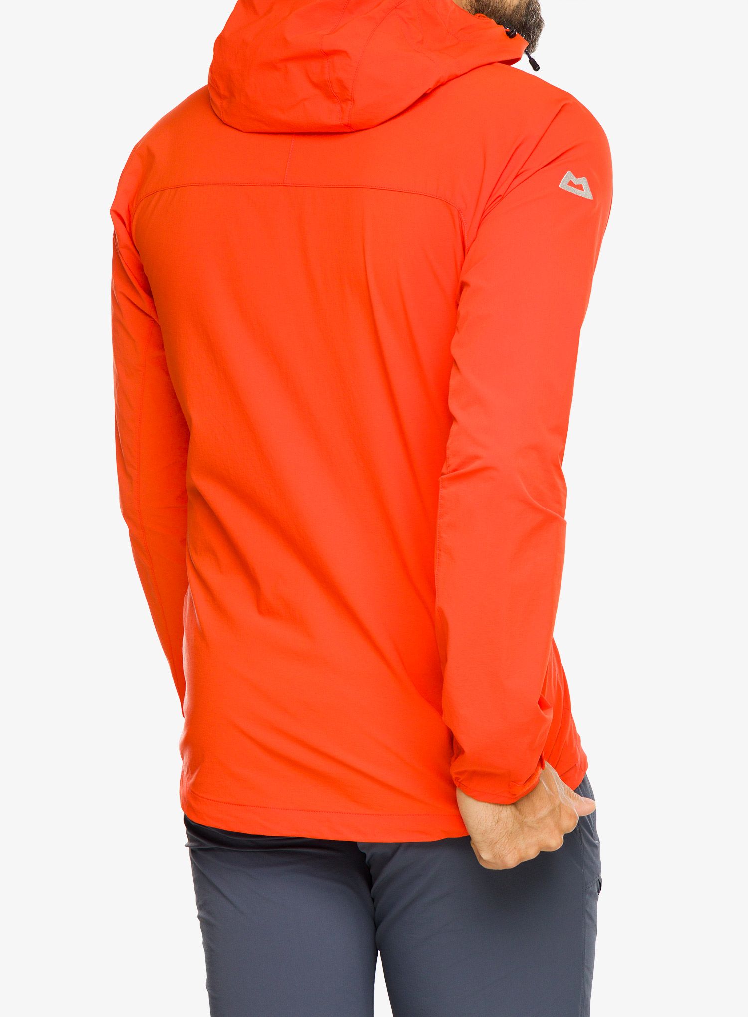 Softshell jakna Mountain Equipment Squall Hooded Jacket - cardinal orange