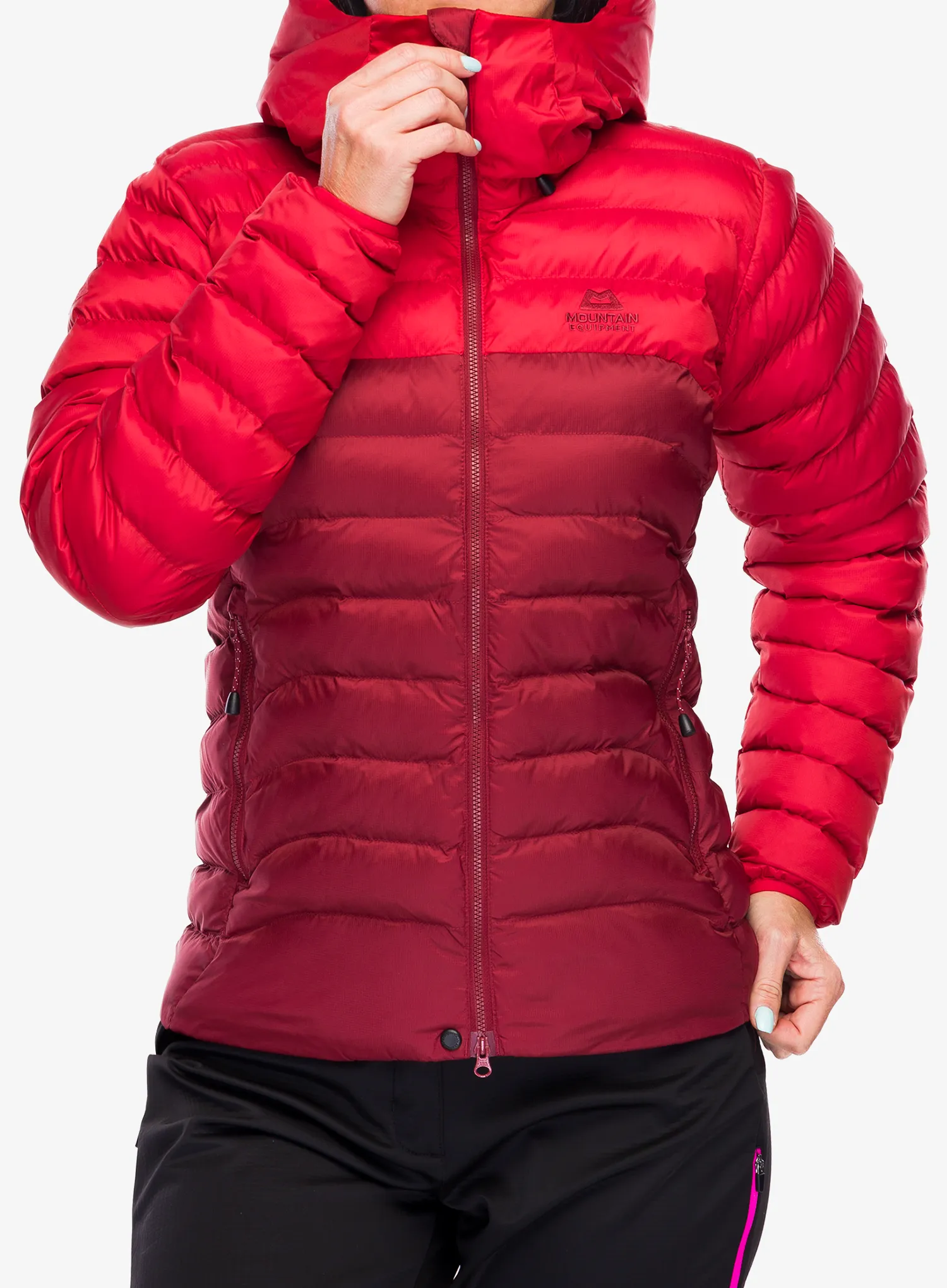 Ženska sintetična jakna Mountain Equipment Superflux Jacket - chili red/merlot