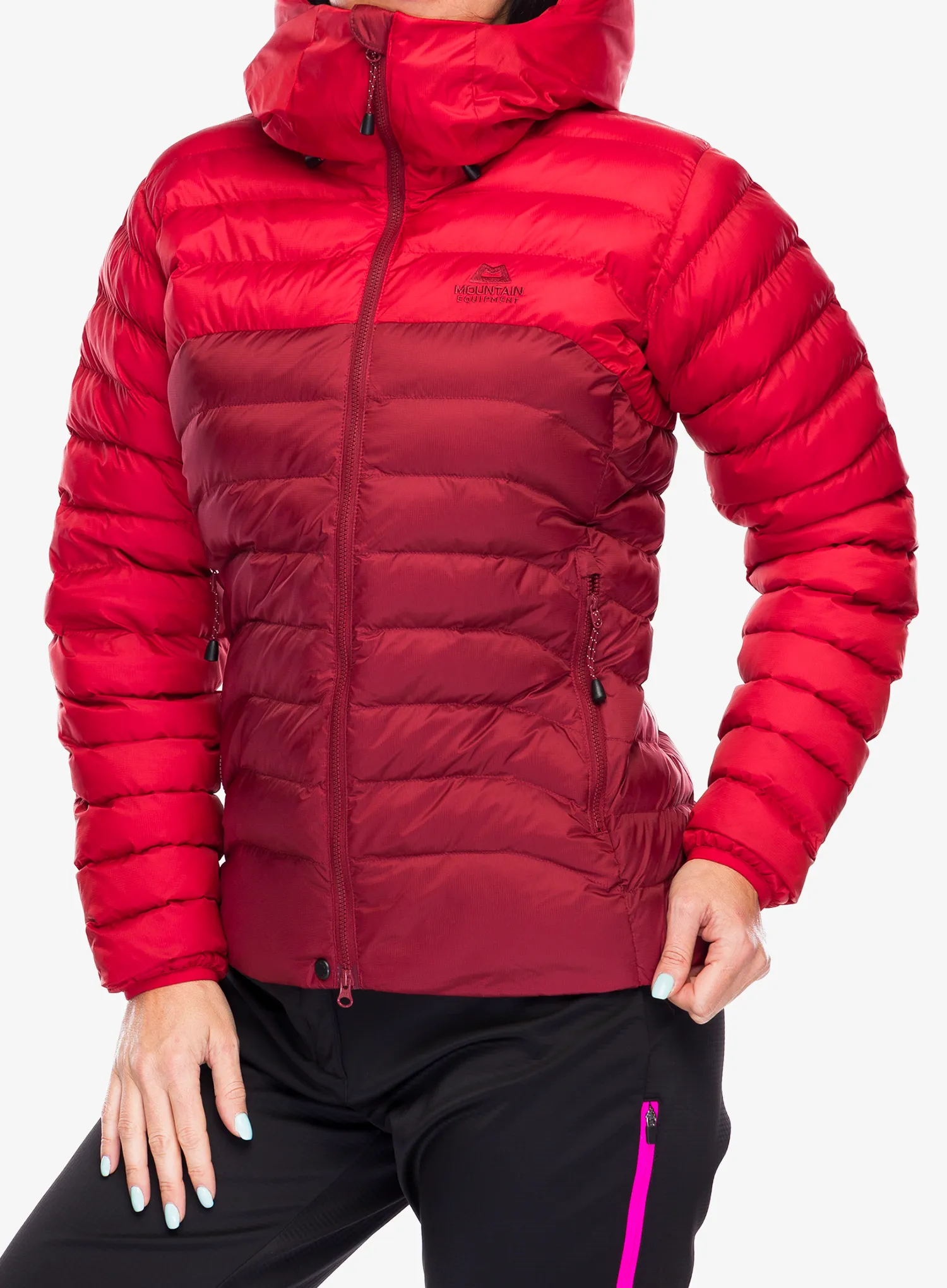 Ženska sintetična jakna Mountain Equipment Superflux Jacket - chili red/merlot