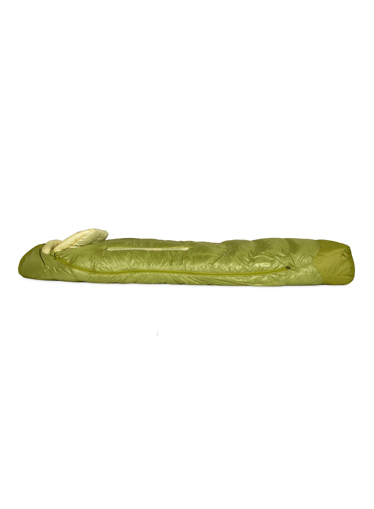 Ženska puhasta spalna vreča Nemo Disco 15 Reg (168 cm) - birch bud
