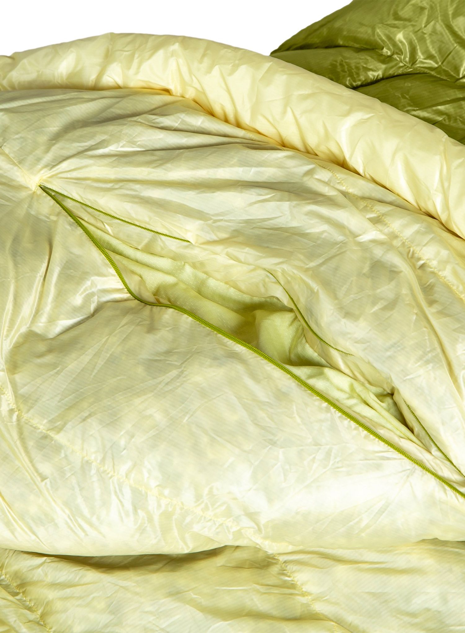 Ženska puhasta spalna vreča Nemo Disco 15 Reg (168 cm) - birch bud