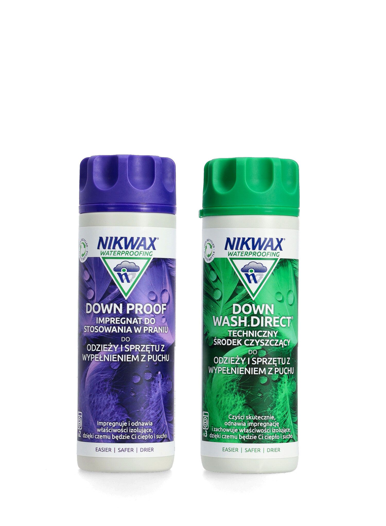 Komplet Nikwax Twin Pack Down Wash Direct 300 ml + Down Proof 300 ml