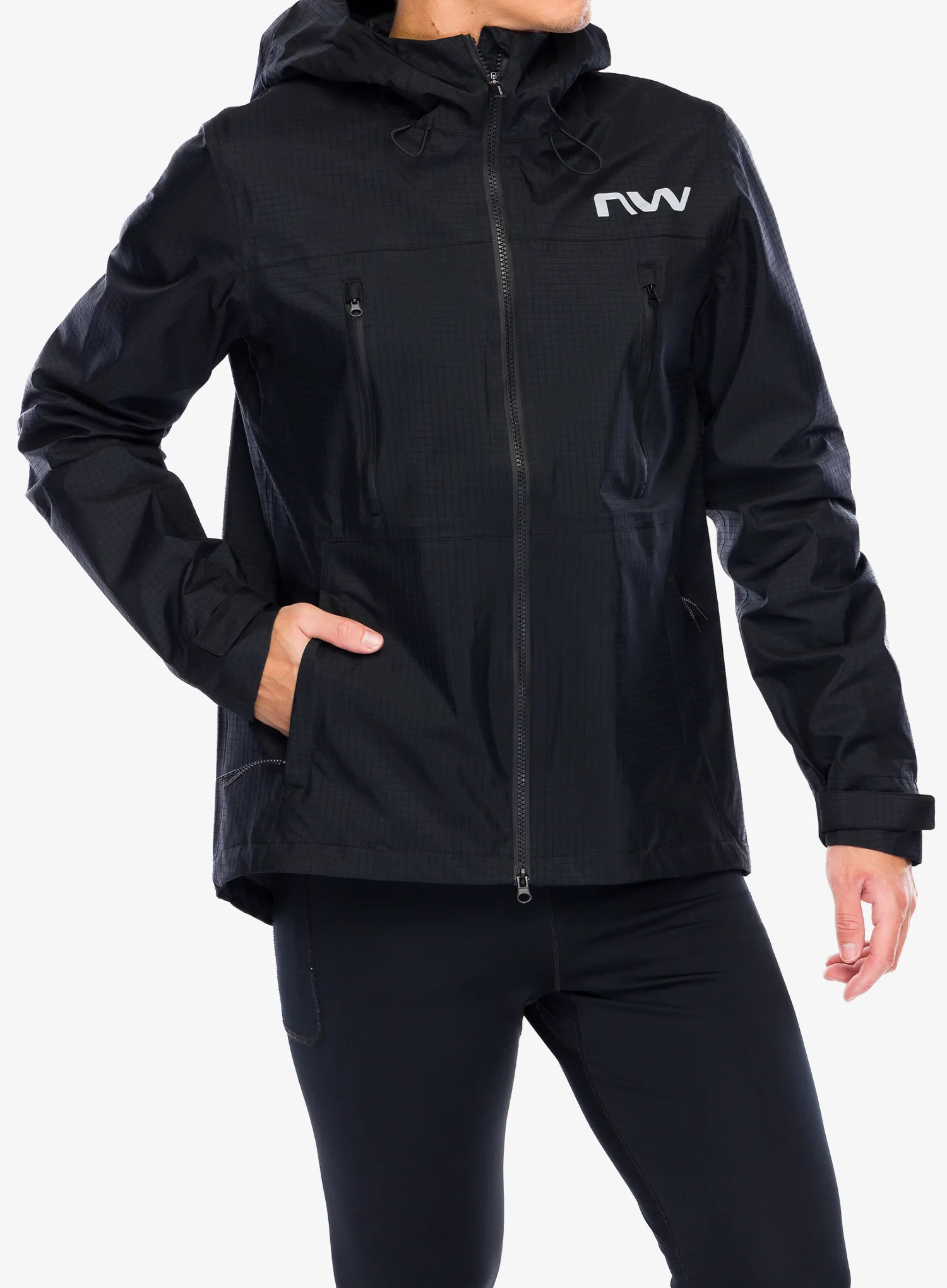 Kolesarska jakna Northwave Noworry Pro Hardshell Jacket - black