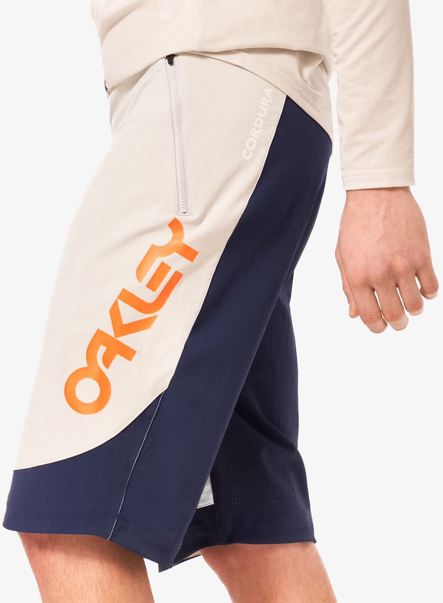 Kolesarske kratke hlače Oakley Maven Scrub Short - grey/blue