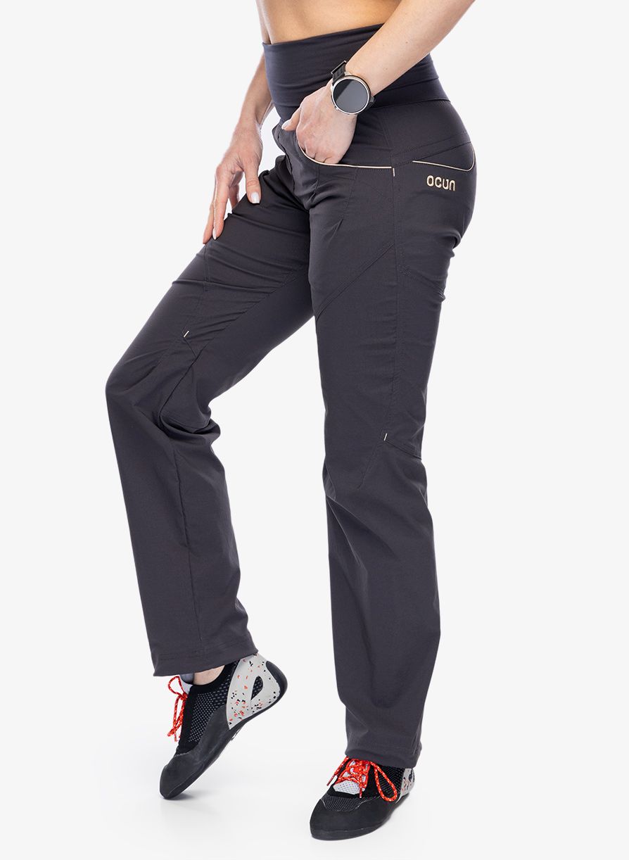 Ženske plezalne hlače Ocun Noya Pants - anthracite obsidian