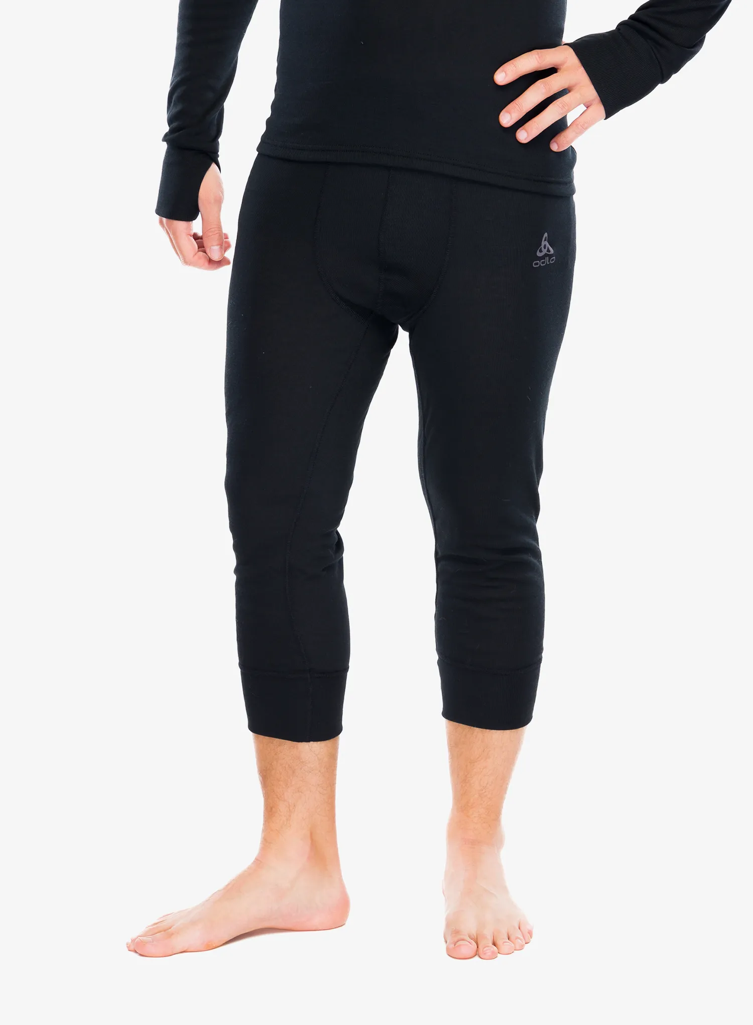 Termo pajkice Odlo Active Warm BL Bottom 3/4 - black