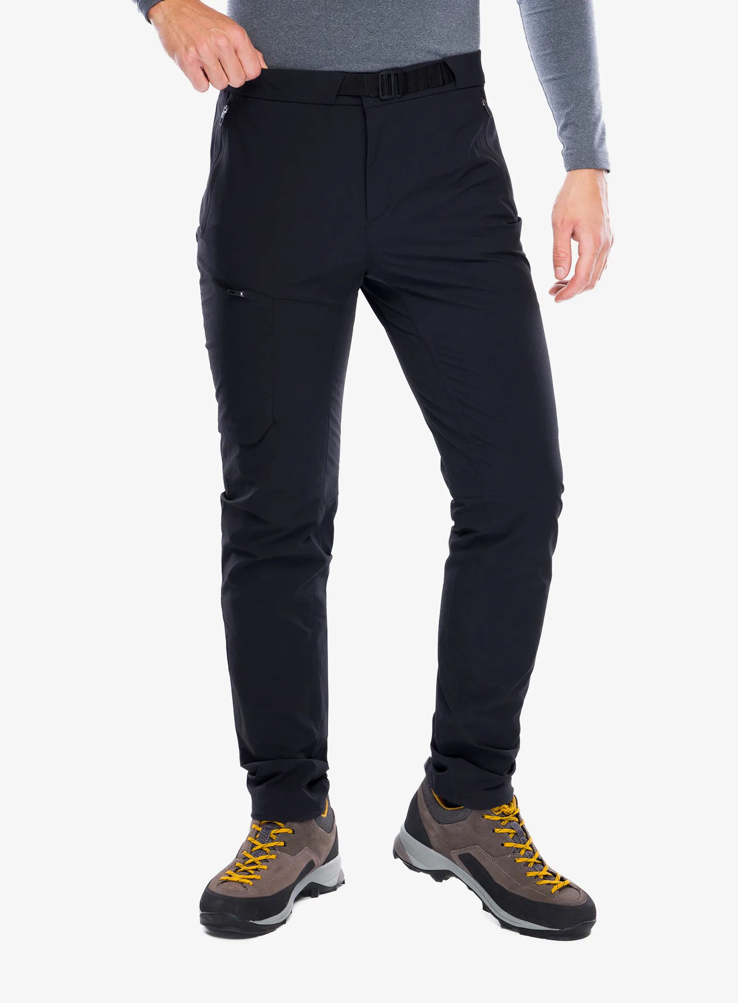 Moške pohodne hlače Odlo Ascent Pants Regular Length - black