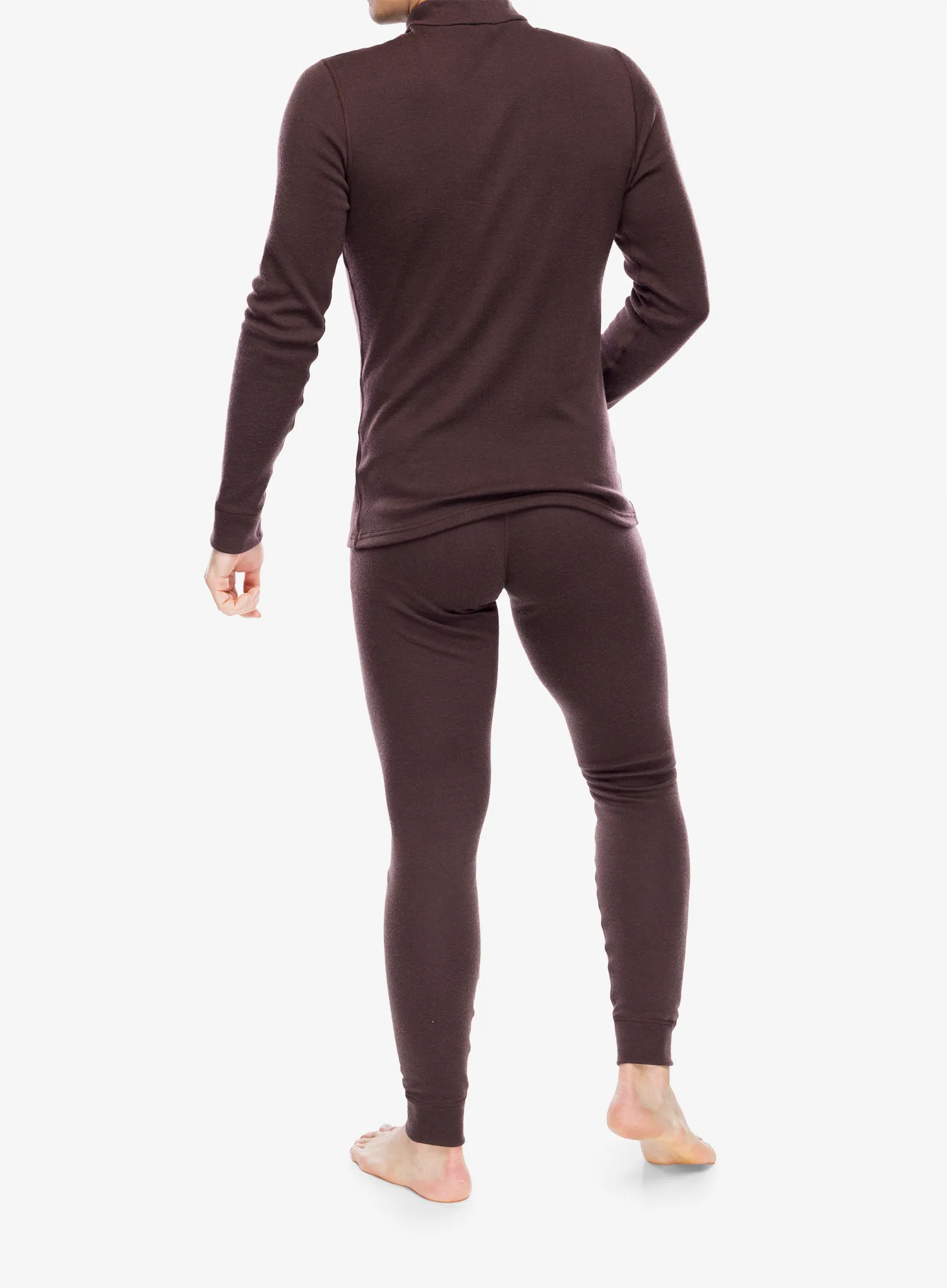 Termo flis jopa Odlo Merino 260 BL Top Turtle Neck LS Half Zip - fudge