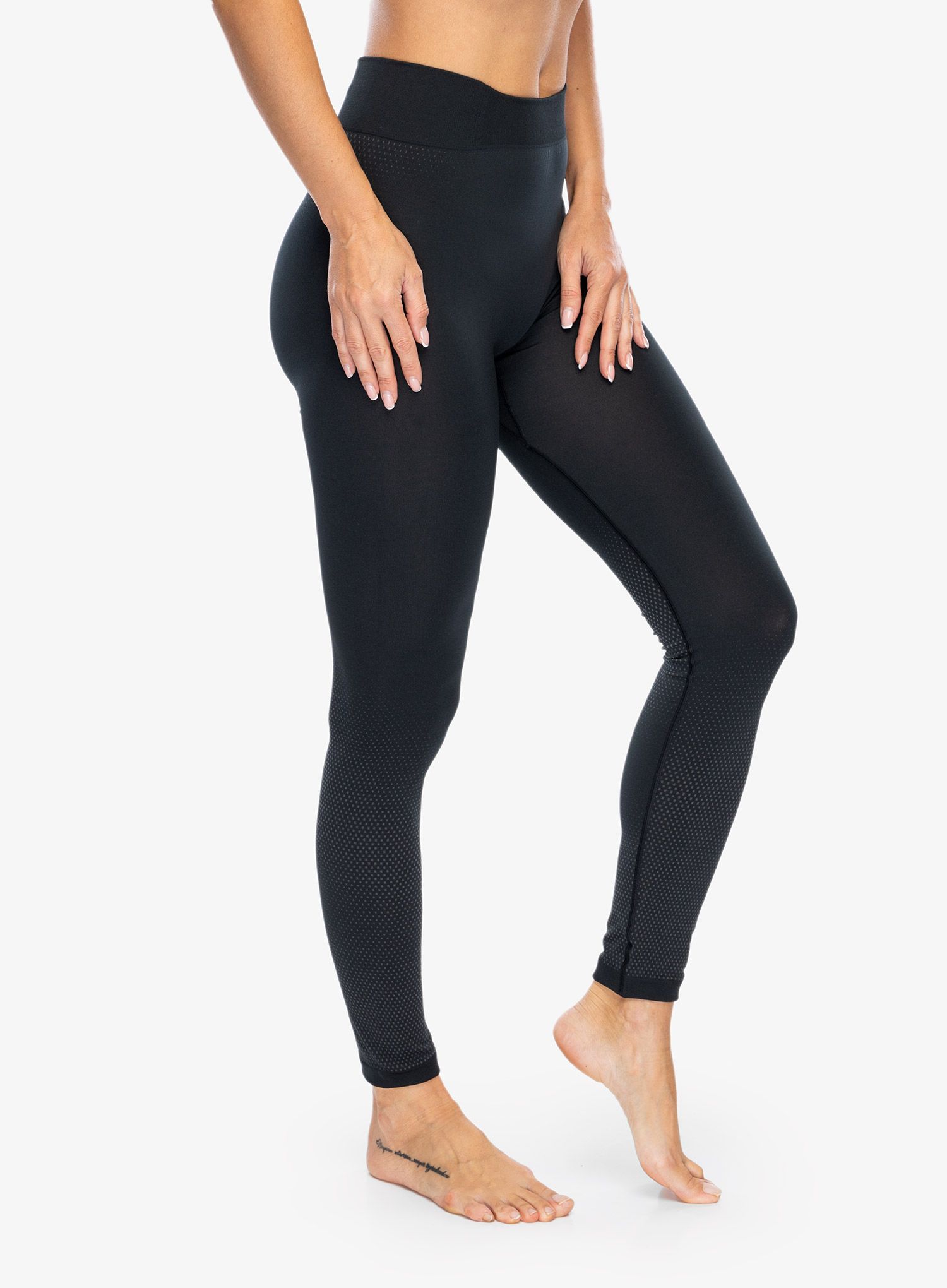 Ženske termo pajkice Odlo Performance Light BL Bottom Long - black
