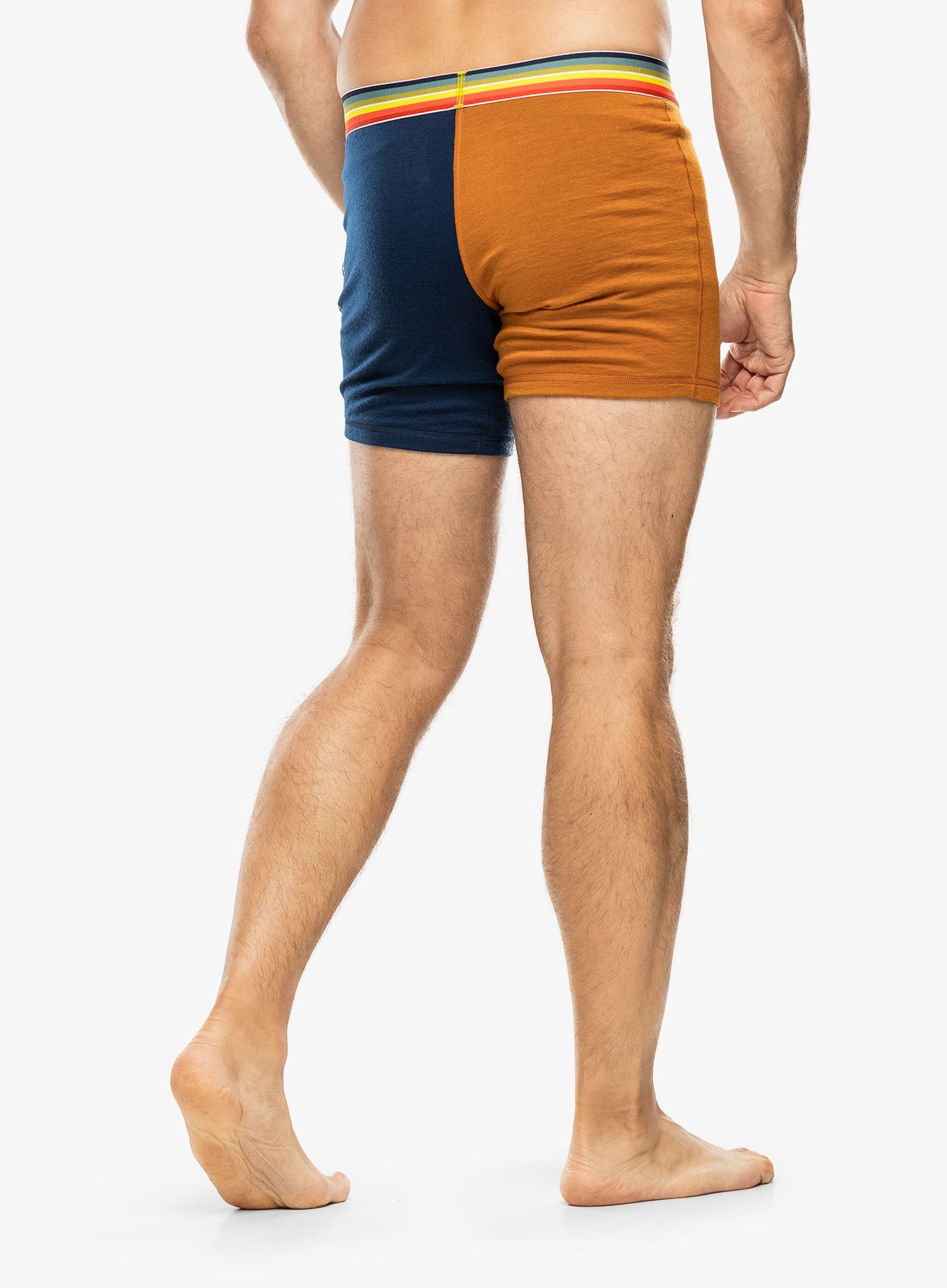 Moške boksarice Ortovox 185 Rock N Wool Boxer - deep ocean