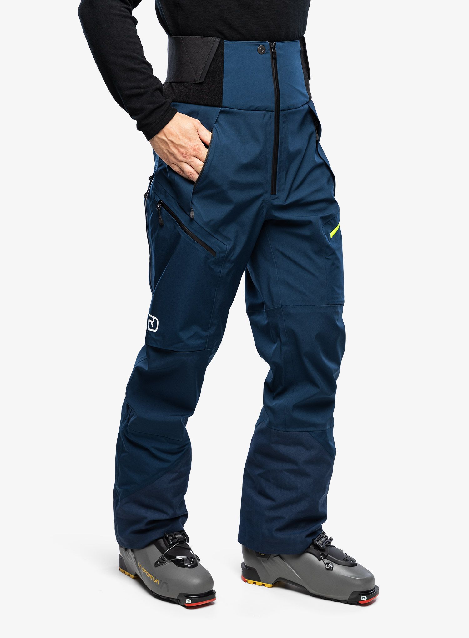 Hlače Ortovox 3L Guardian Shell Pants - deep ocean