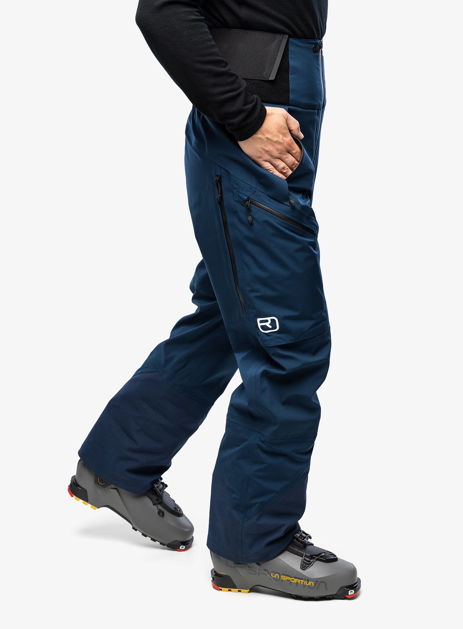 Hlače Ortovox 3L Guardian Shell Pants - deep ocean